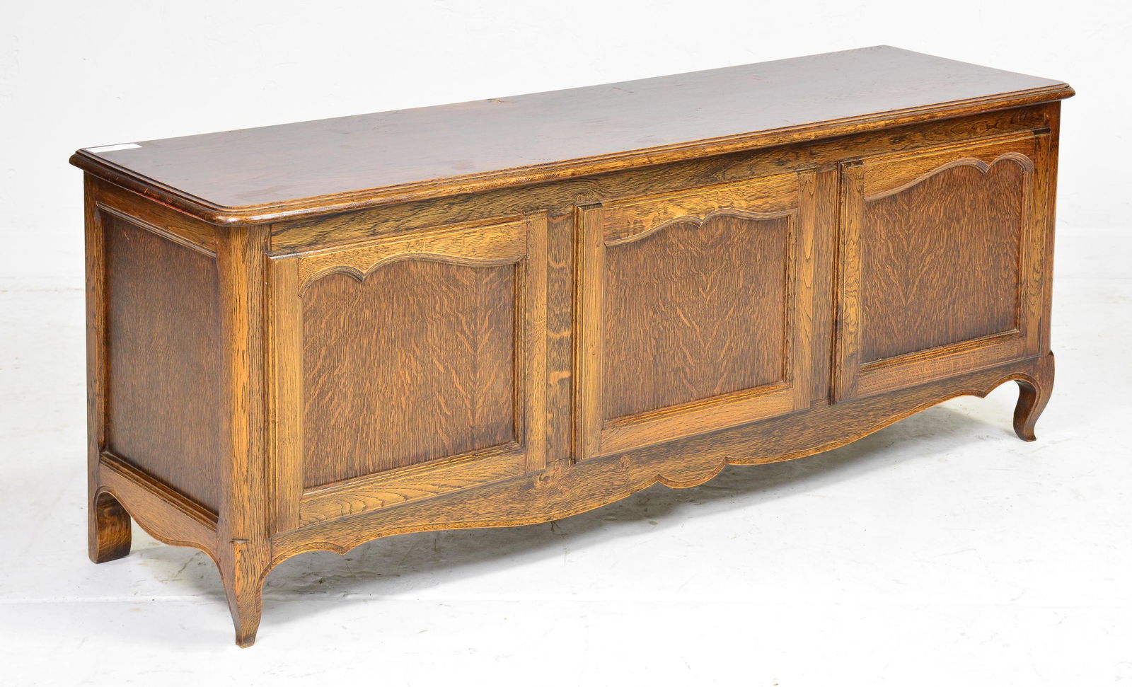Louis XV Style Oak Trunk / Coffer (1 of 4)