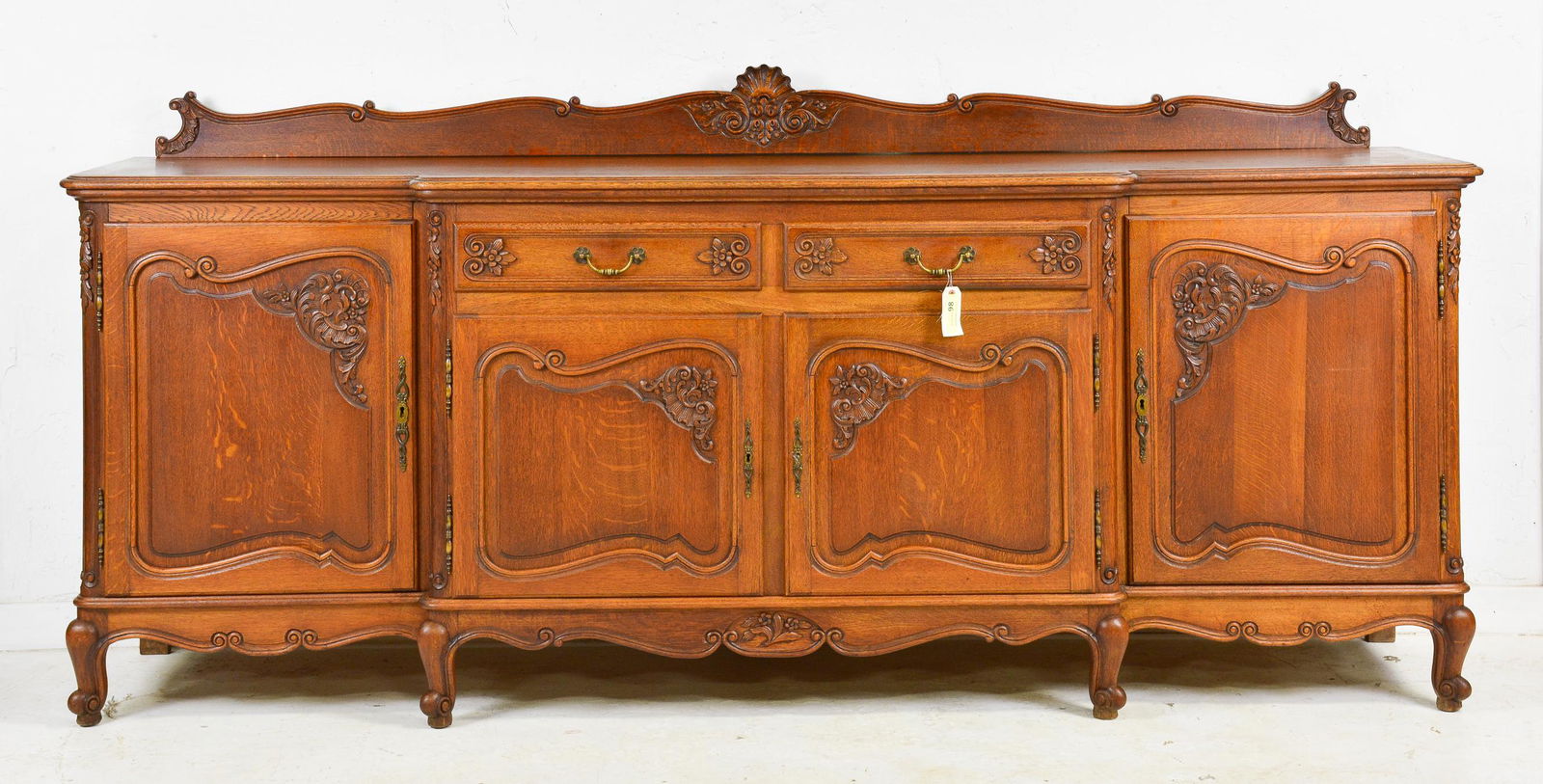 Country French 4 Door 2 Drawer Sideboard / Server (1 of 6)