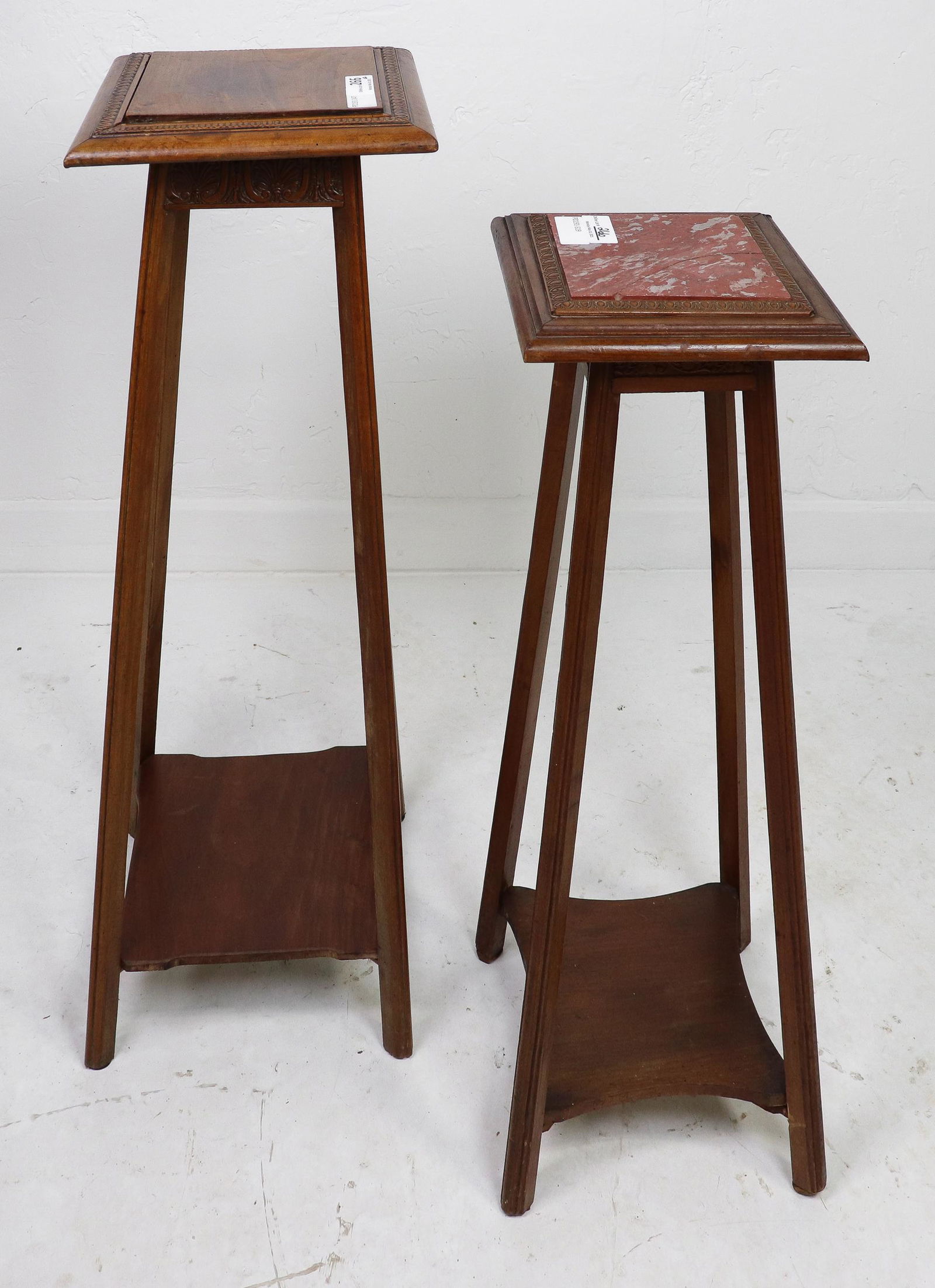 2 French Plant Stands - 1 Marble Top (1 of 6)