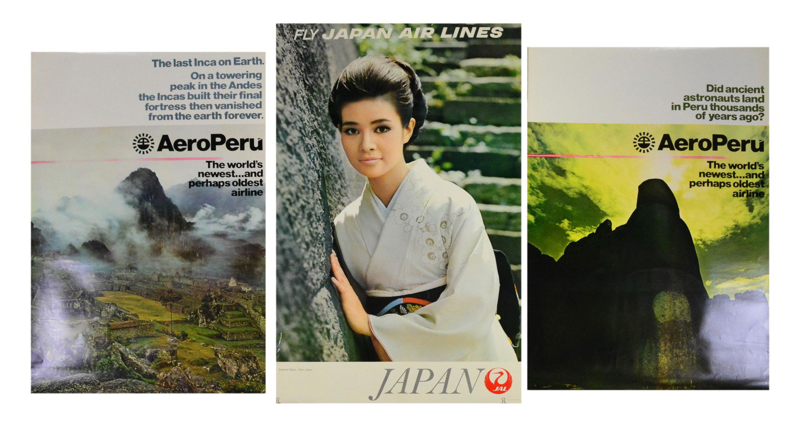 Collection of 3 Vintage Travel Posters (1 of 4)