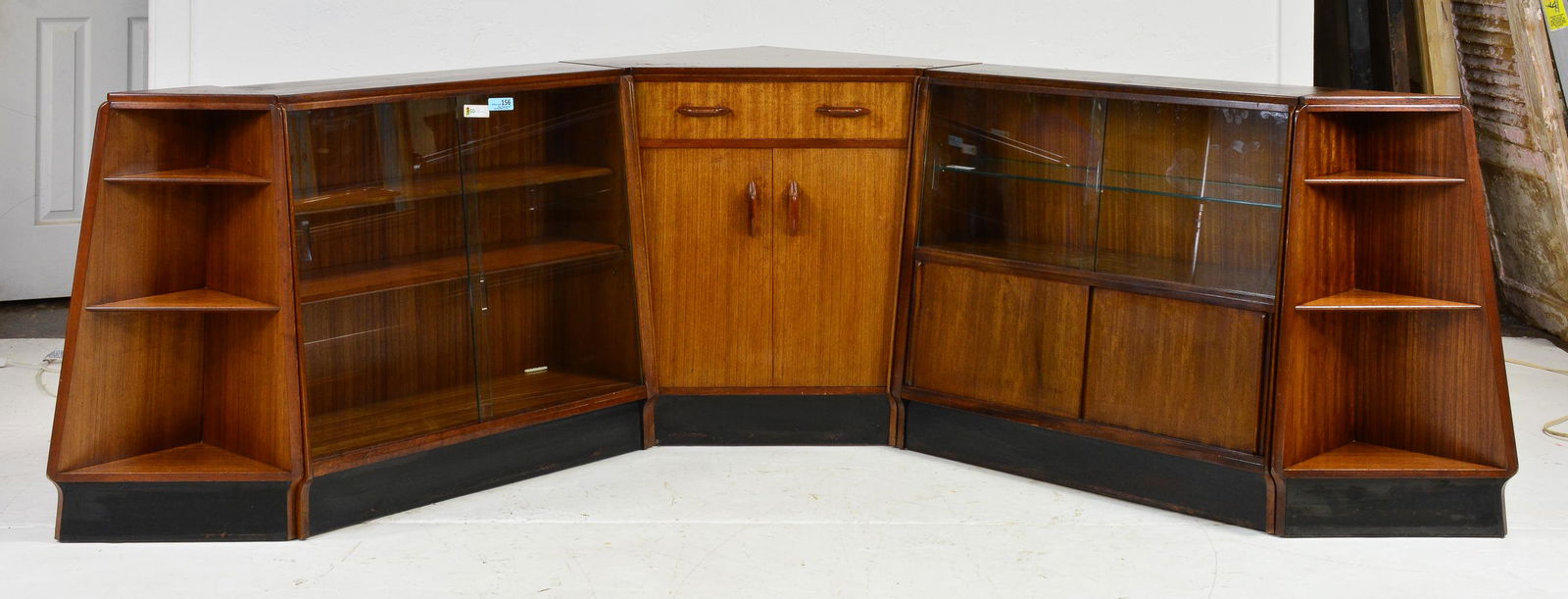 5 Pc Modular Bookcase with Secretary Cabinet - Gplan (1 of 11)