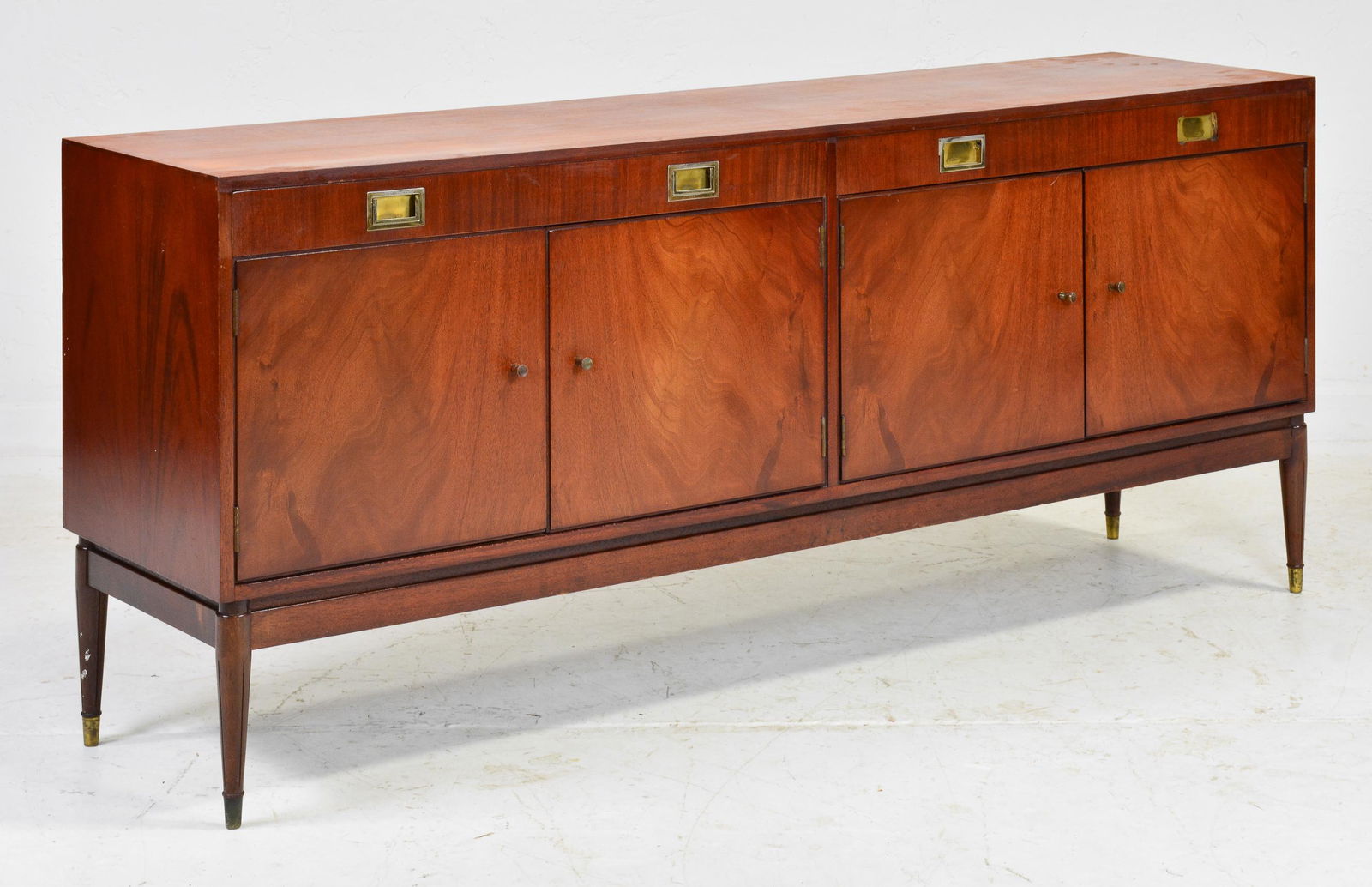Mid Century Modern Sideboard - Brass Hardware (1 of 7)