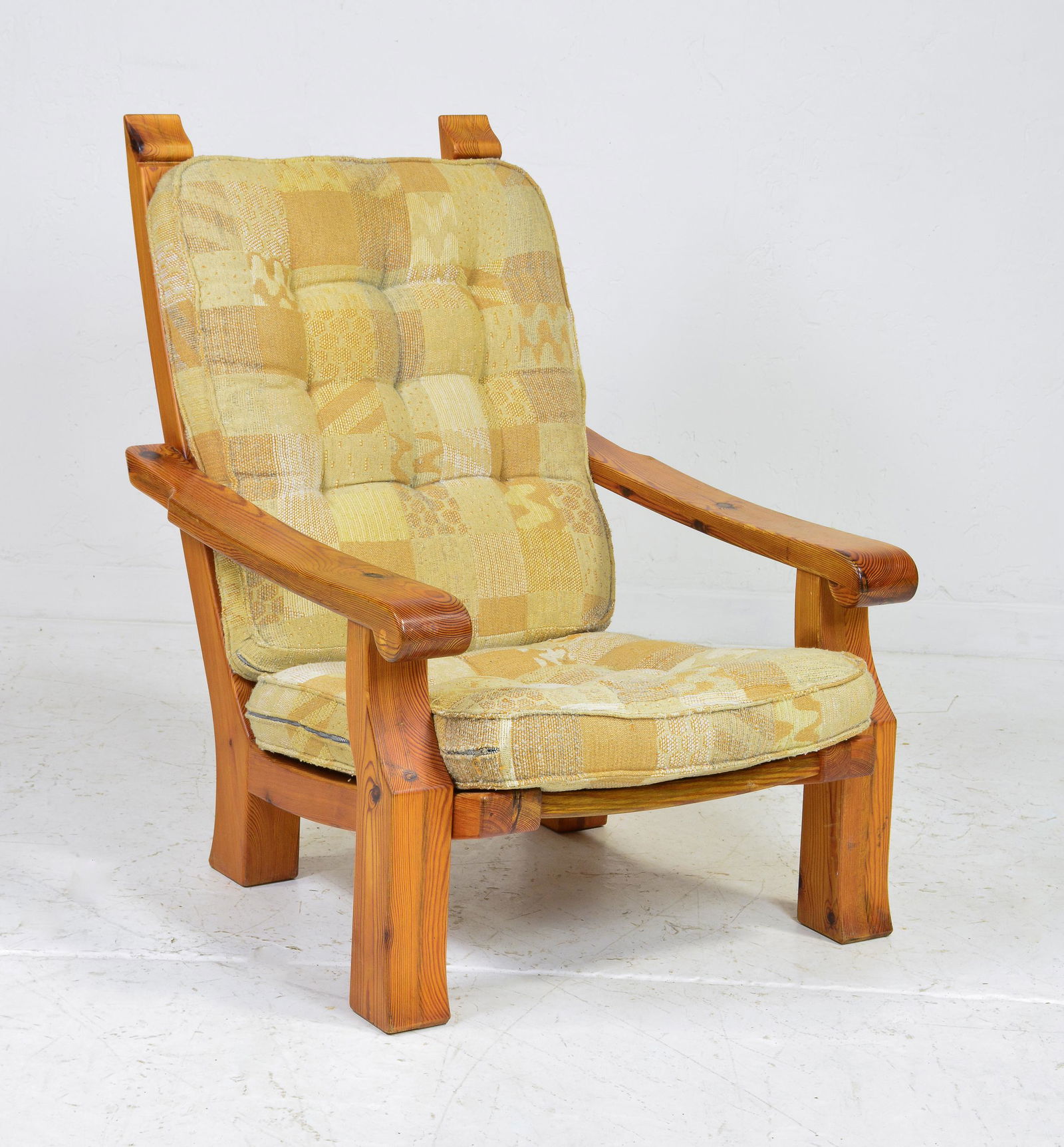 Swedish Mid Century Modern Pine Chair (1 of 2)