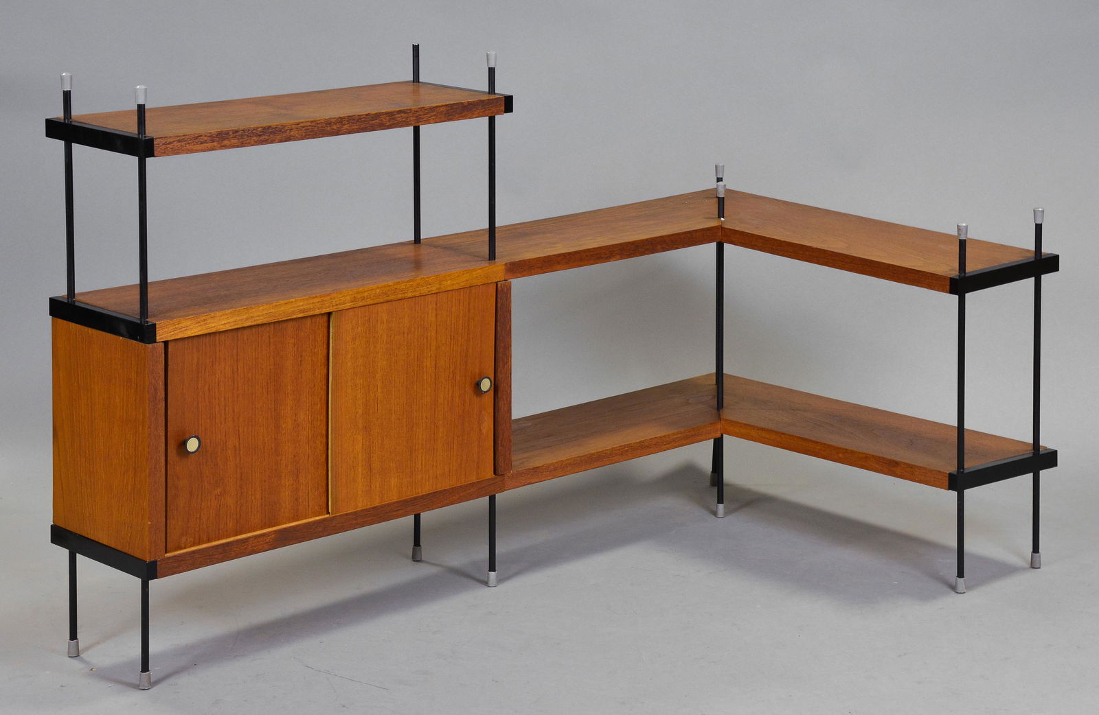 Mid Century Modern Corner Shelf (1 of 3)