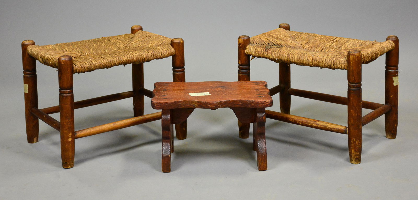 Collection of Three French Stools #1 (1 of 5)
