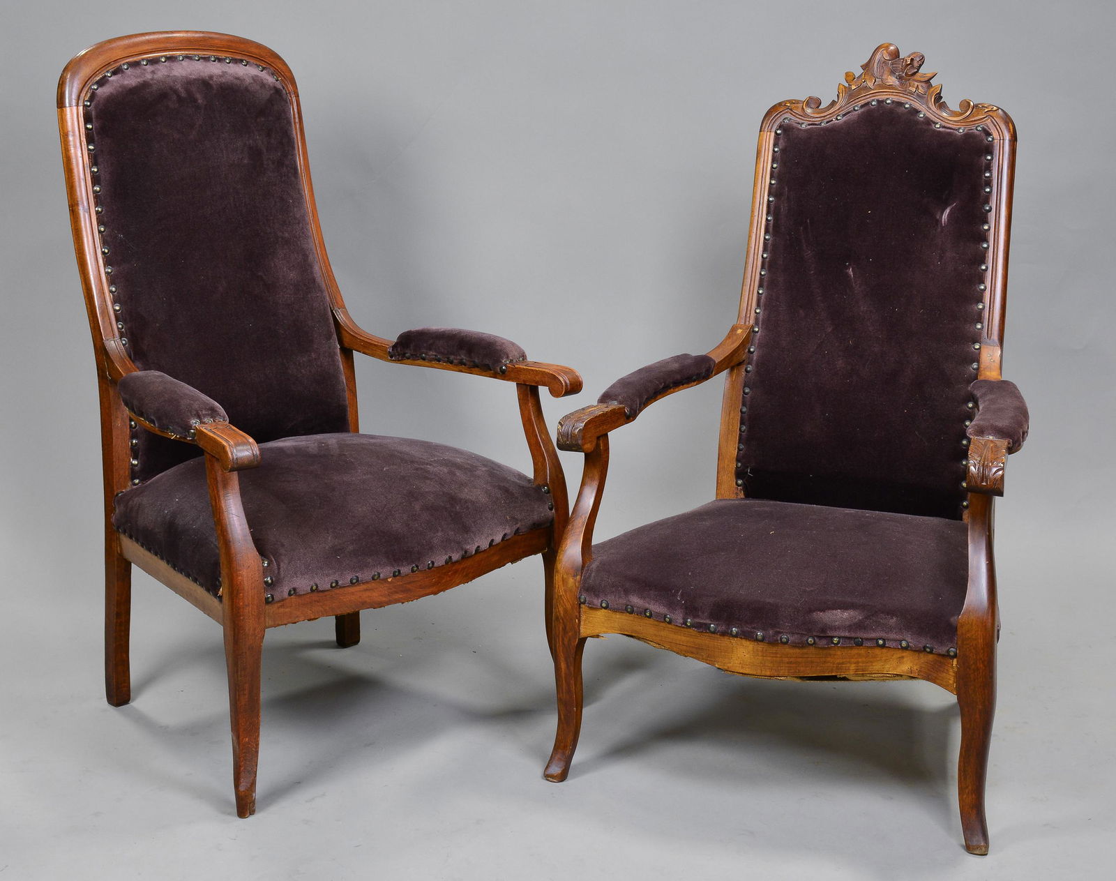 2 Louis Phillippe Style Armchairs (1 of 8)