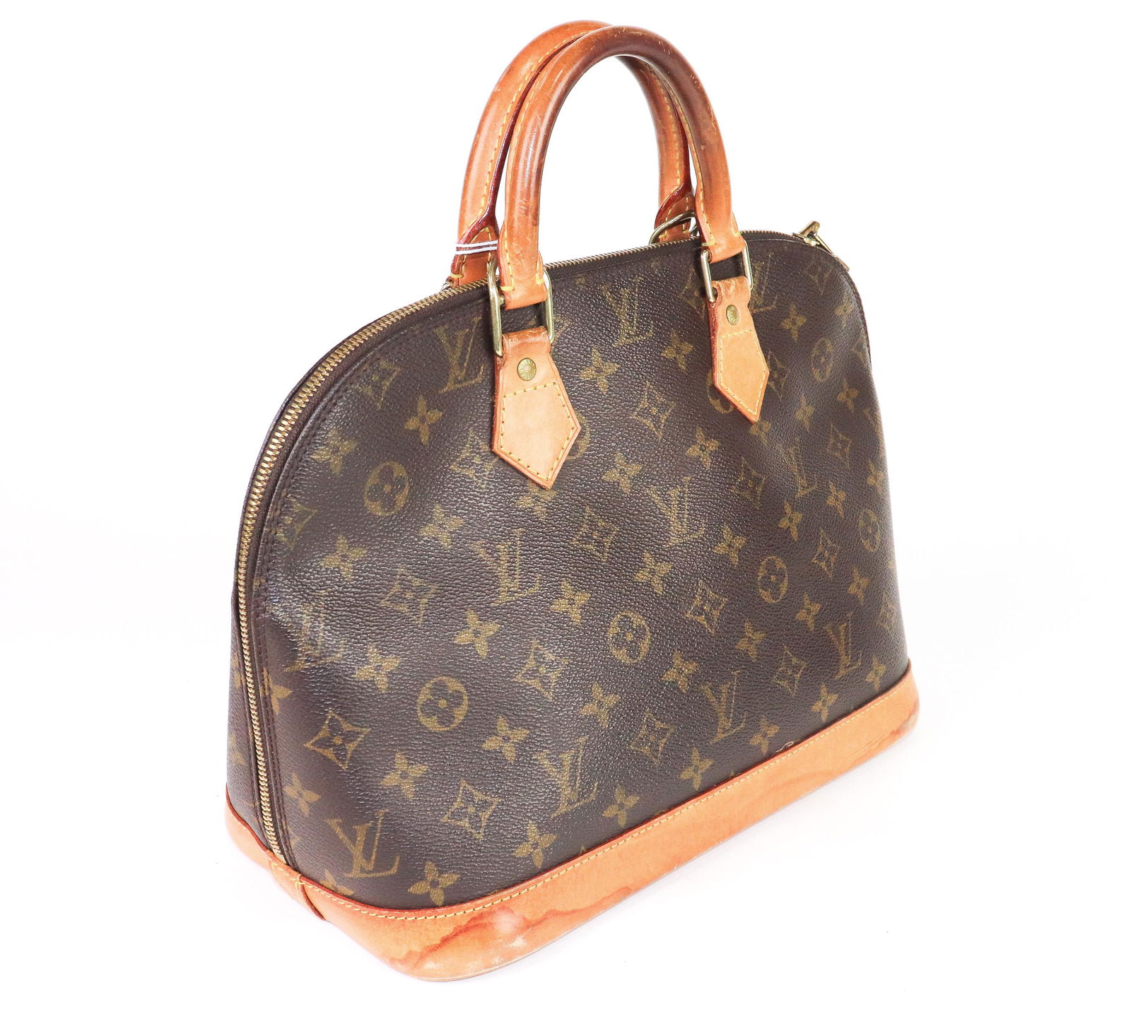 Louis Vuitton Alma PM in Vachetta Monogram Canvas (1 of 10)