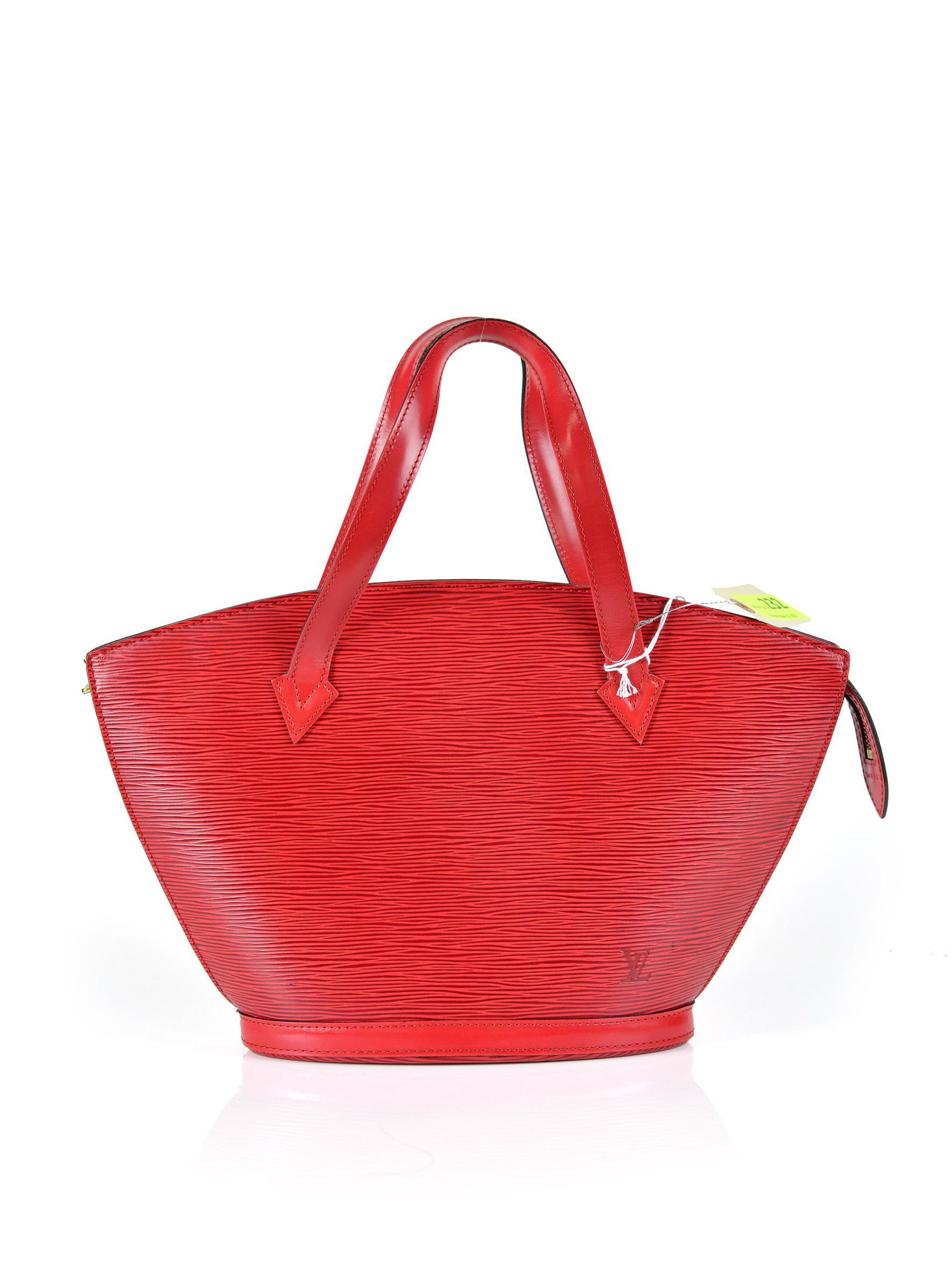 Louis Vuitton St-Jacques PM in Red Leather Epi (1 of 5)