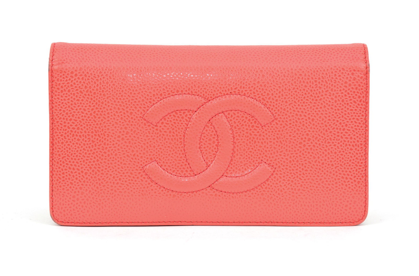 Chanel Logo Bifold Wallet in Caviar Leather (1 of 4)