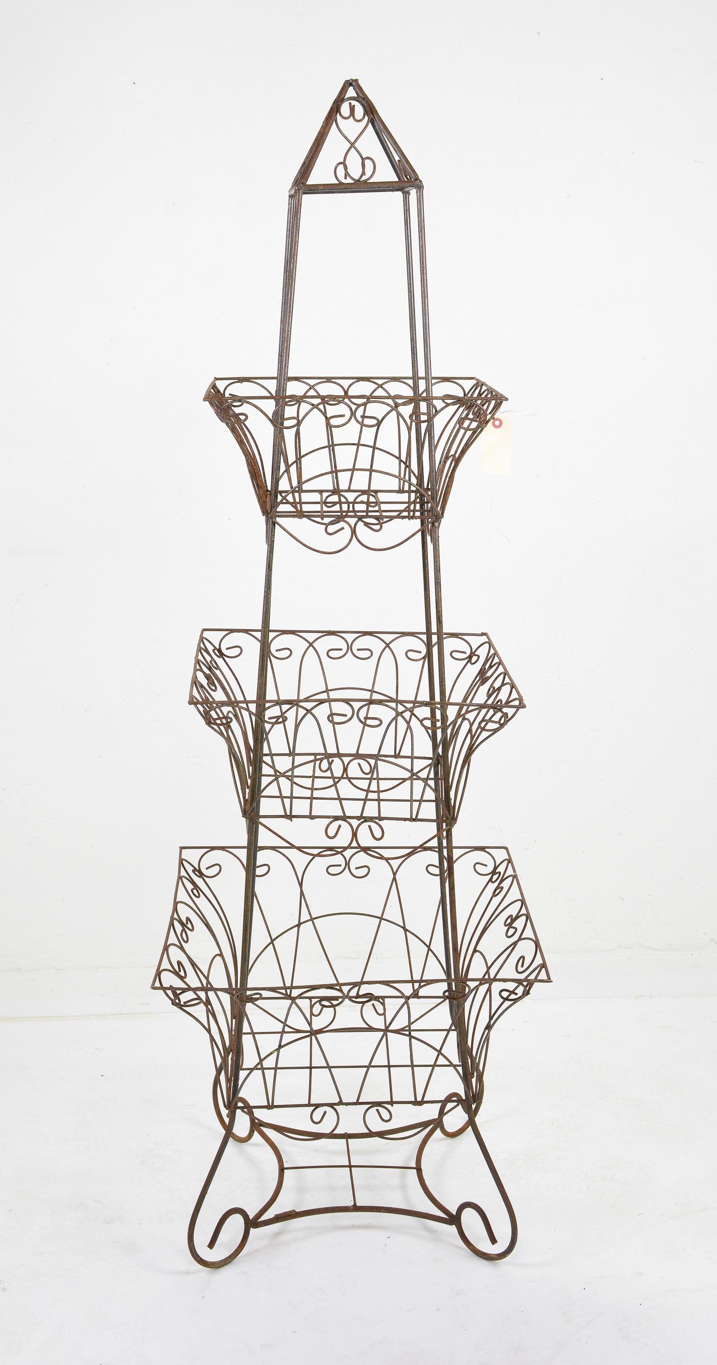 3 Tier Metal Planter (1 of 3)