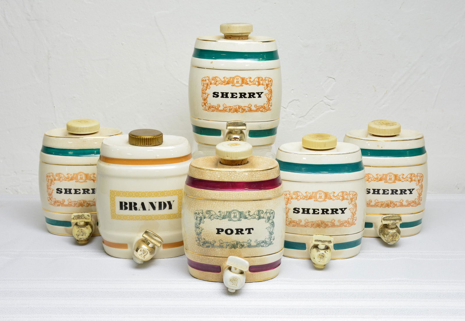 6 Small  Spirit Jugs (1 of 5)