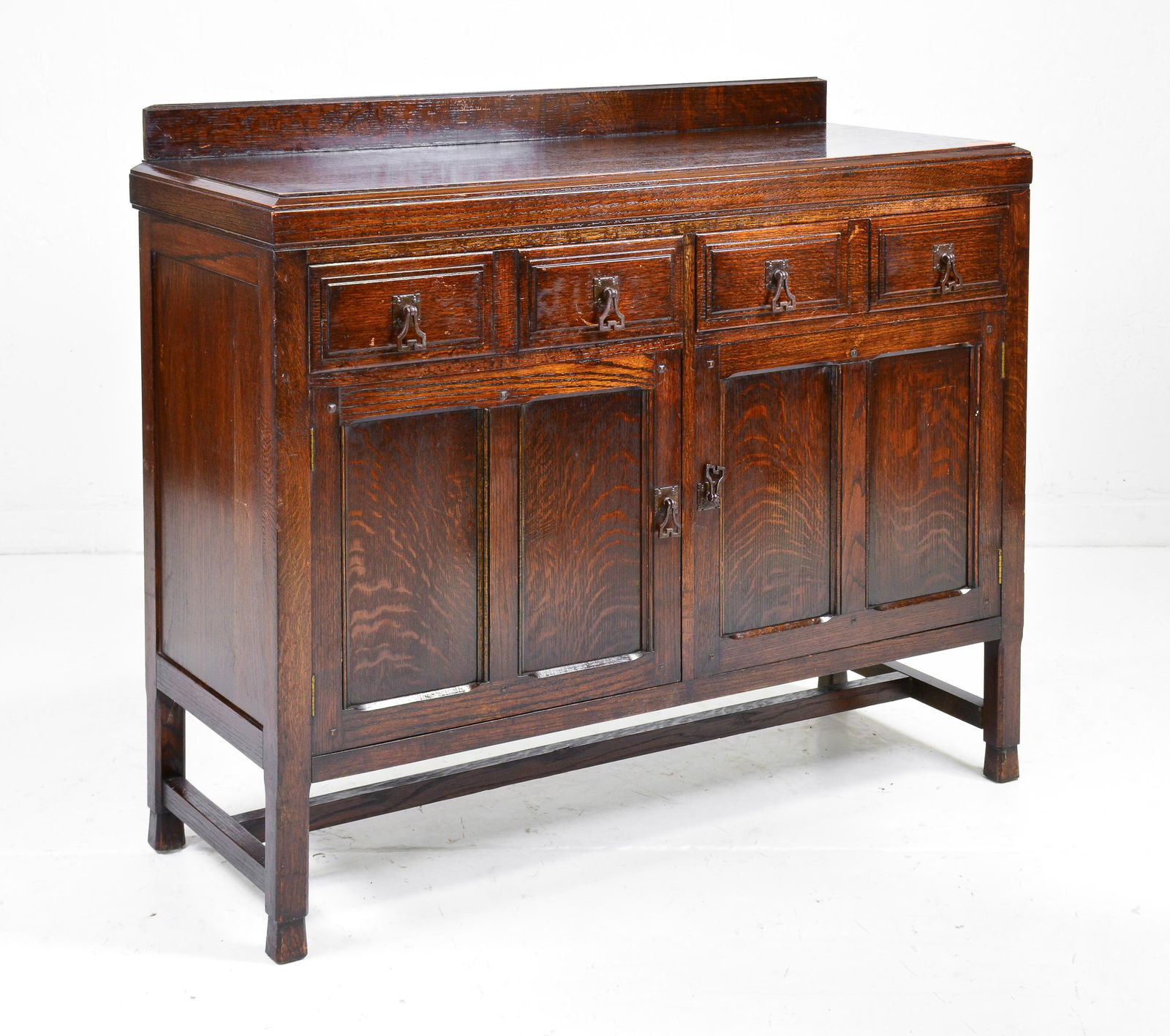English Dark Oak Server / Sideboard (1 of 3)