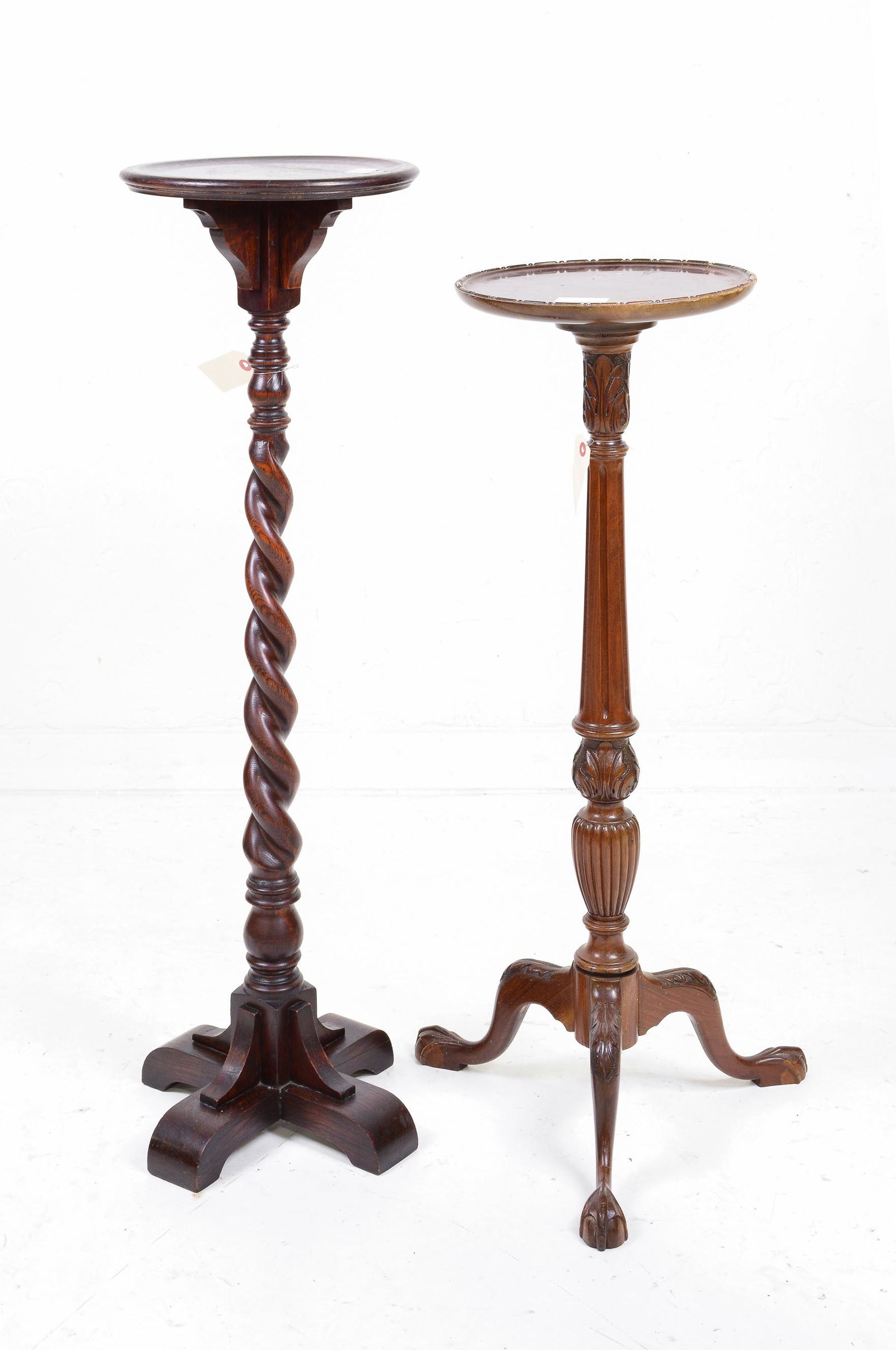 2 English Plant Stands - One Barley Twist (1 of 3)