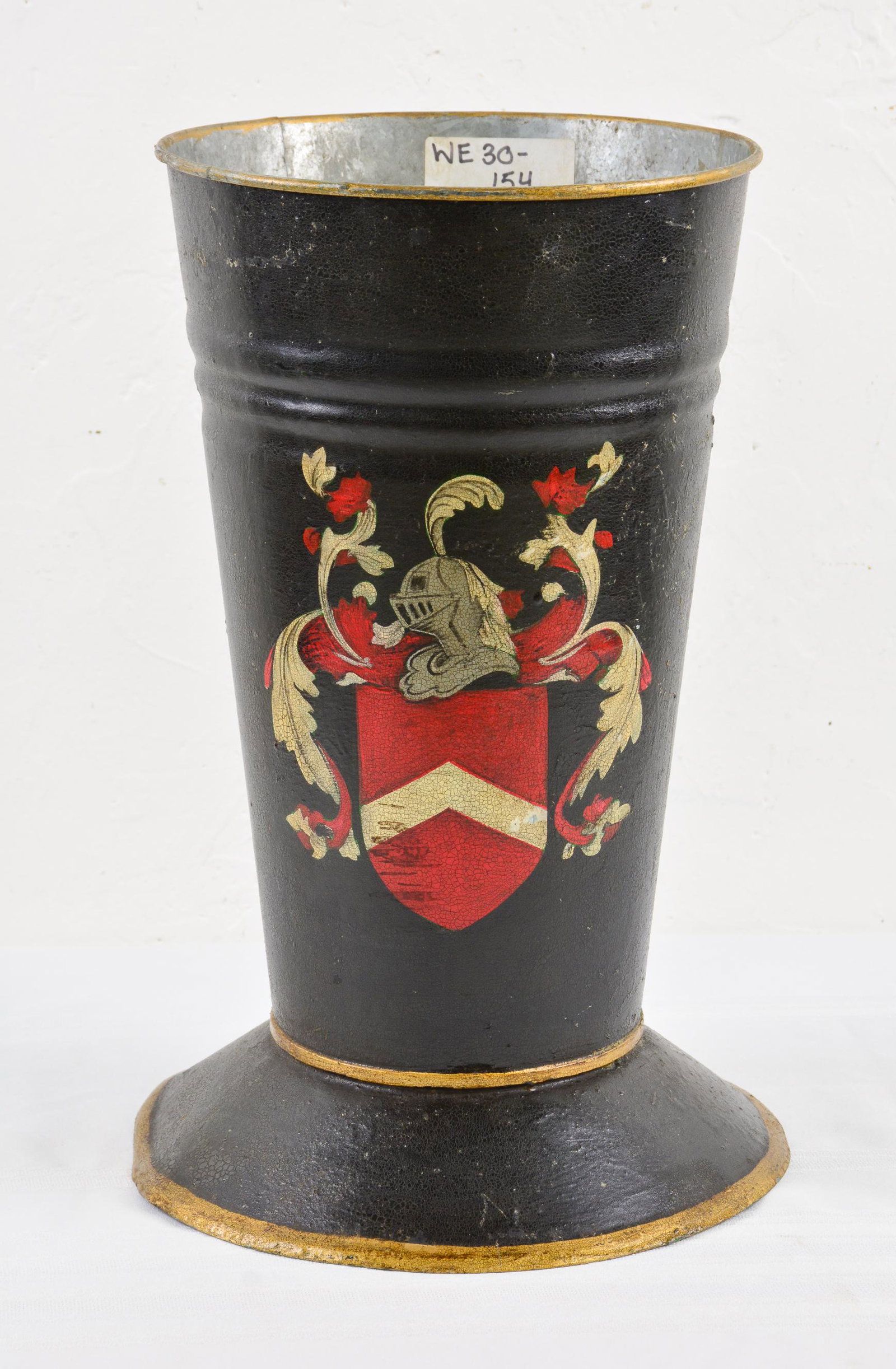 Painted Zinc Planter / Bucket (1 of 3)