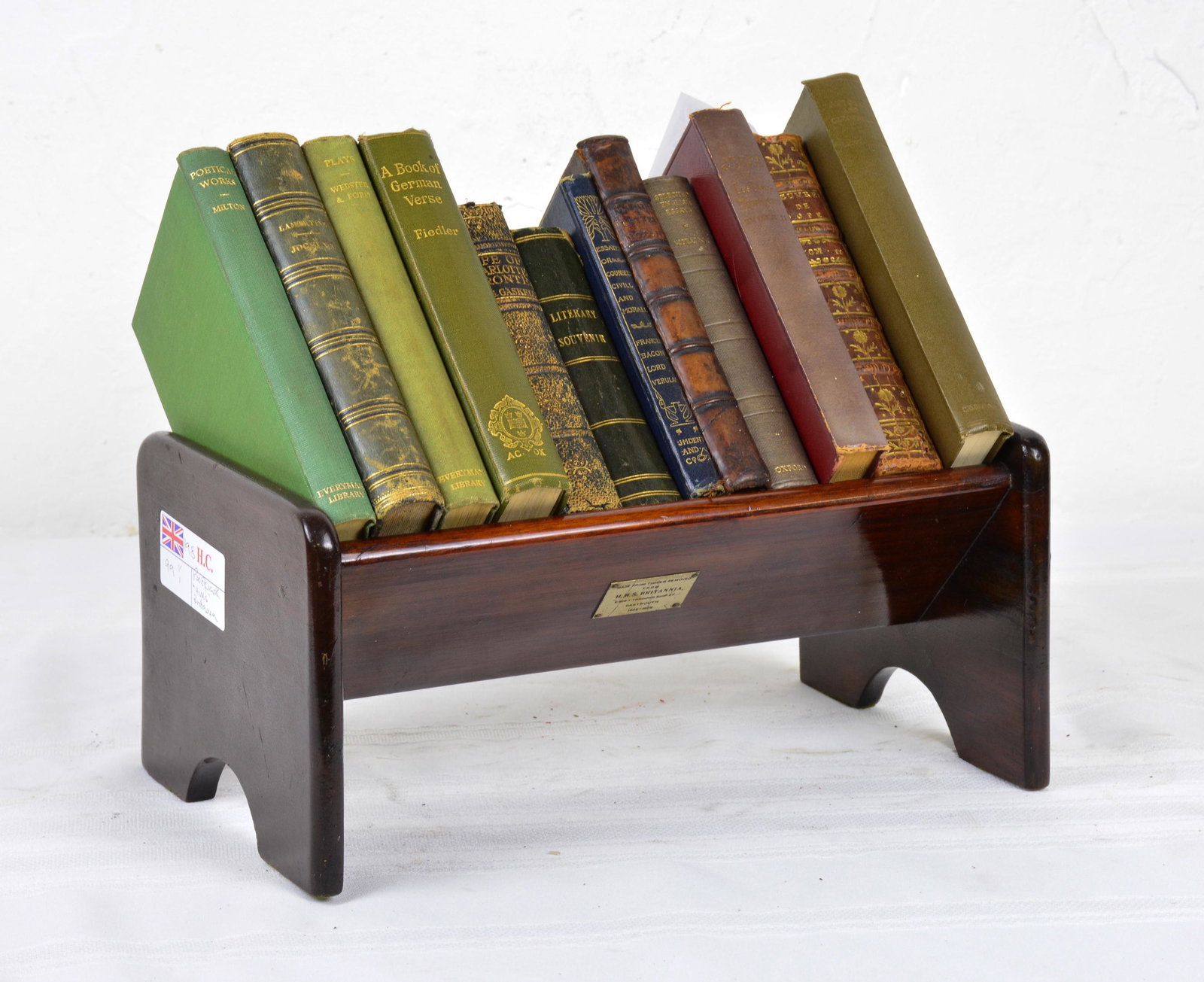 12 Assorted Books & Book Rack (1 of 3)