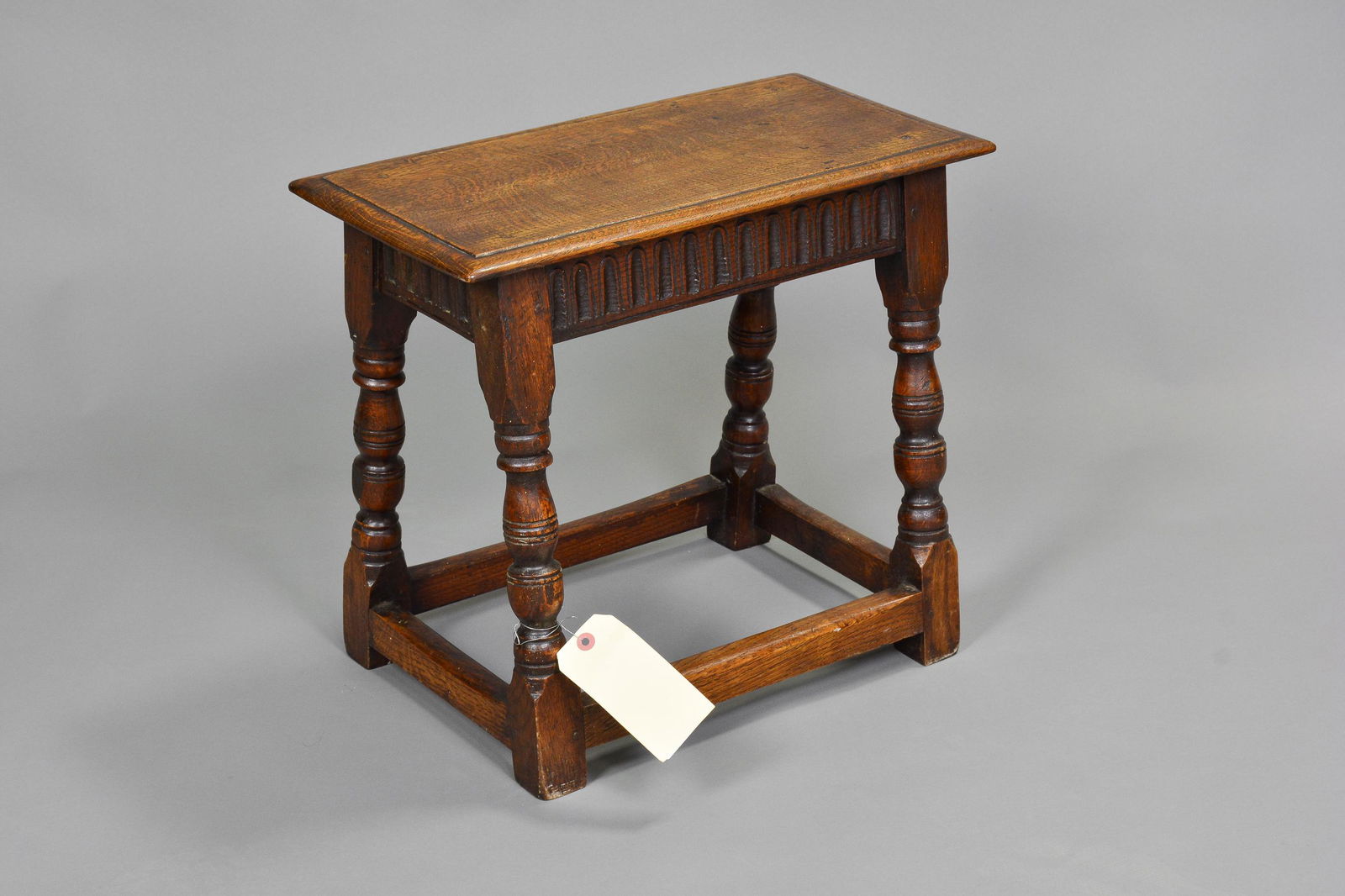 British Oak Joint Stool (1 of 2)