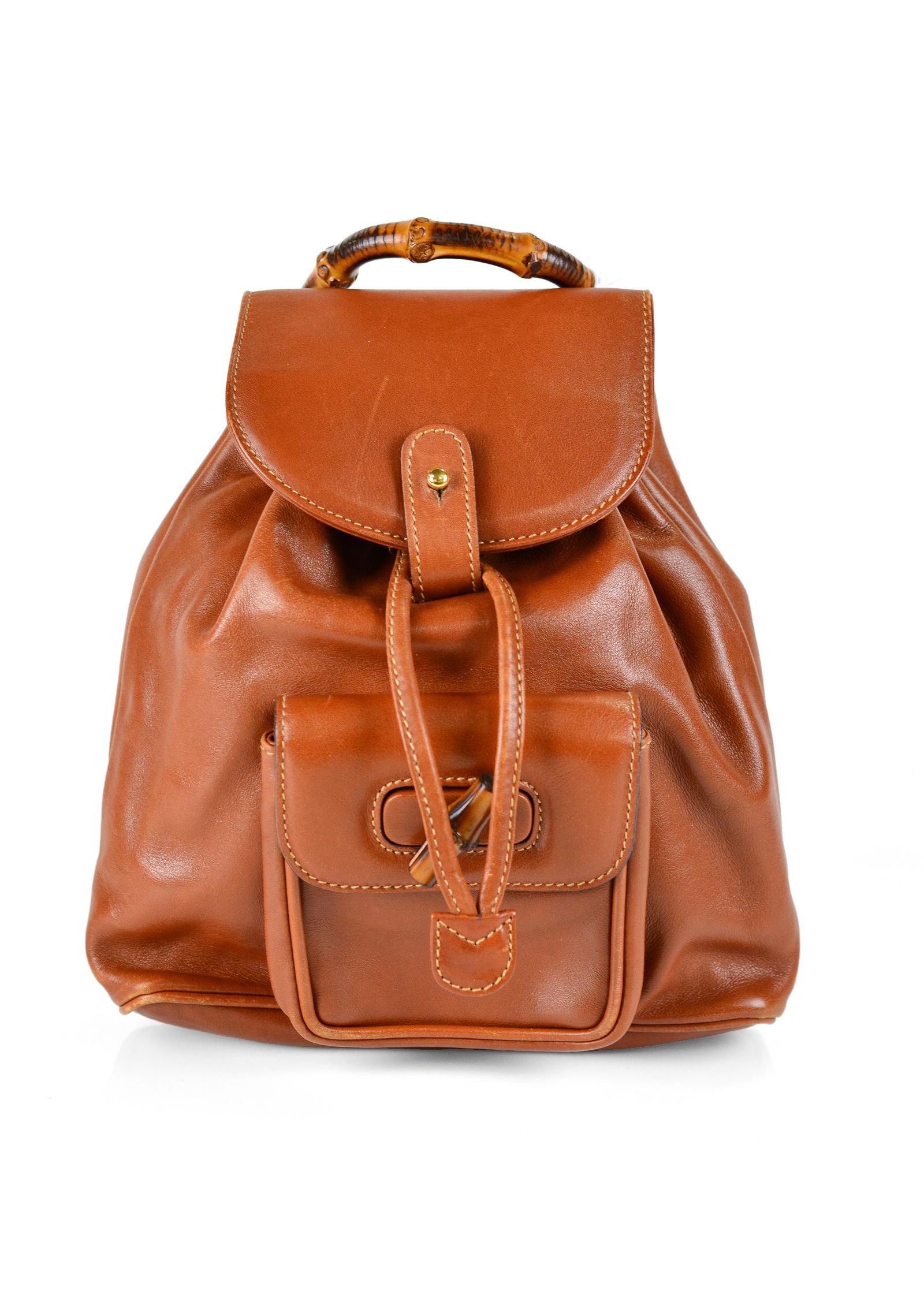 Gucci Bamboo Backpack PM  Bamboo/Leather Smooth Leather (1 of 4)