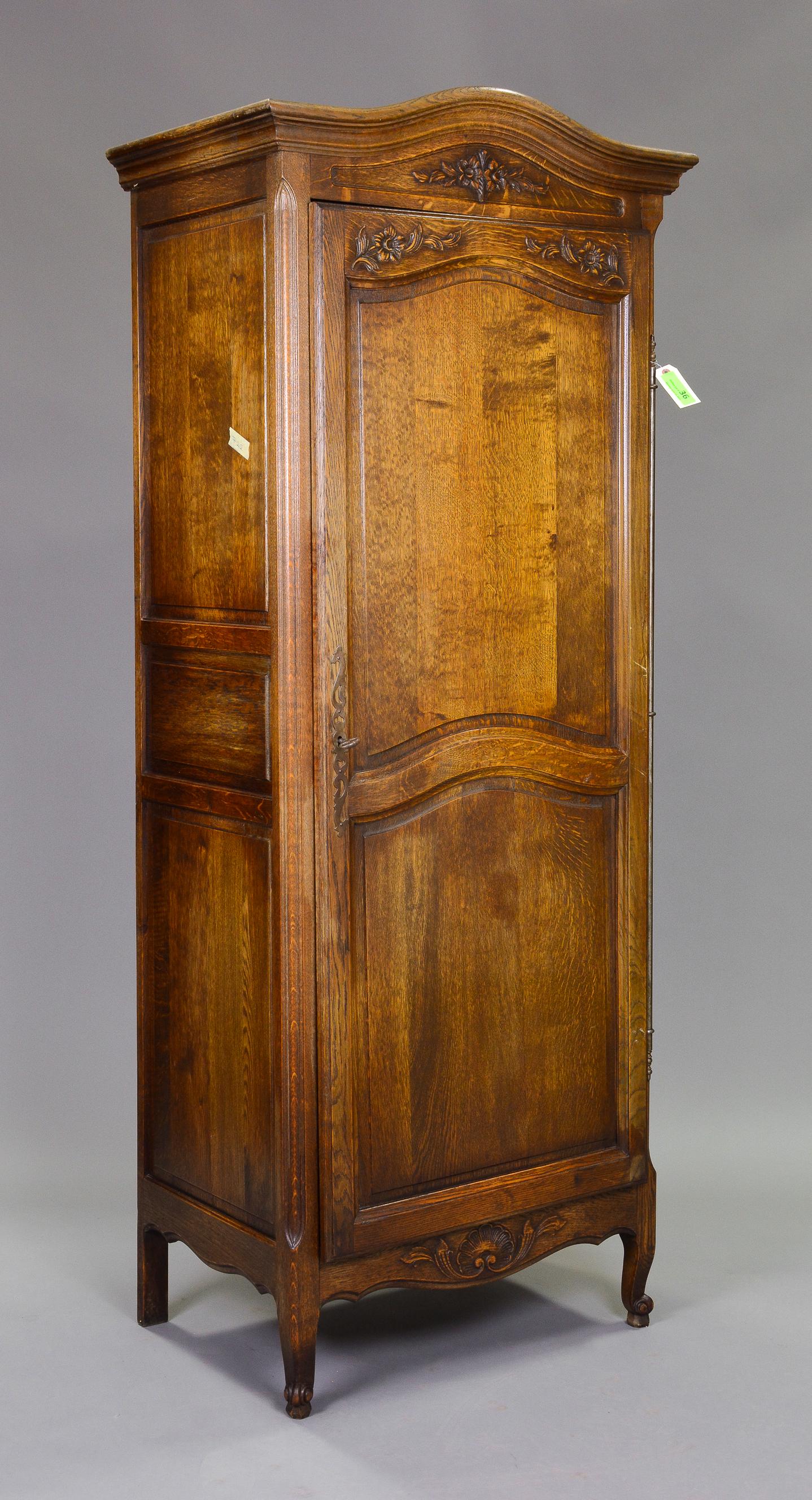 Louis XV Style Single Door Hall Robe / Cupboard (1 of 4)