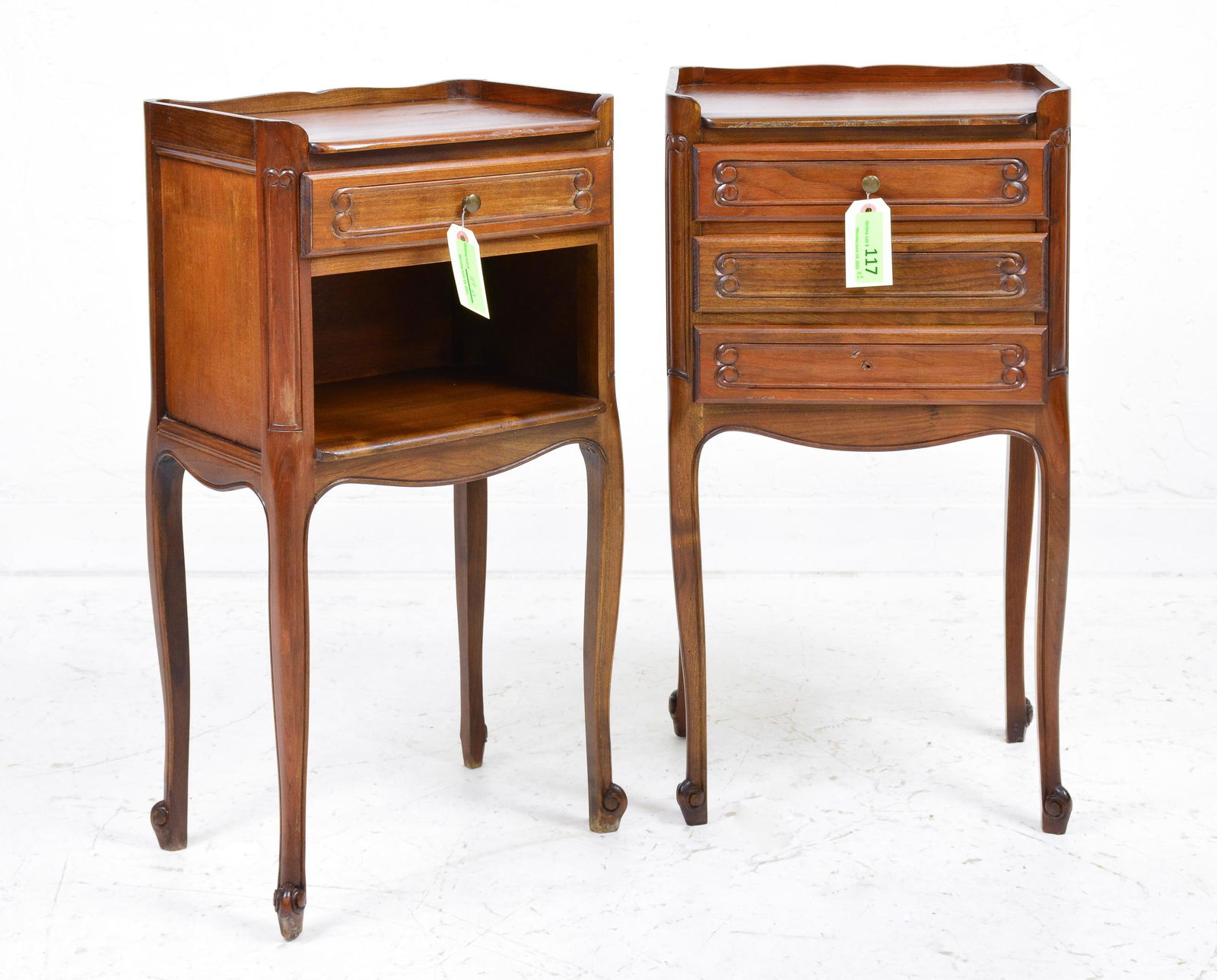 Pair Louis XV Style Pot Cupboards (1 of 3)