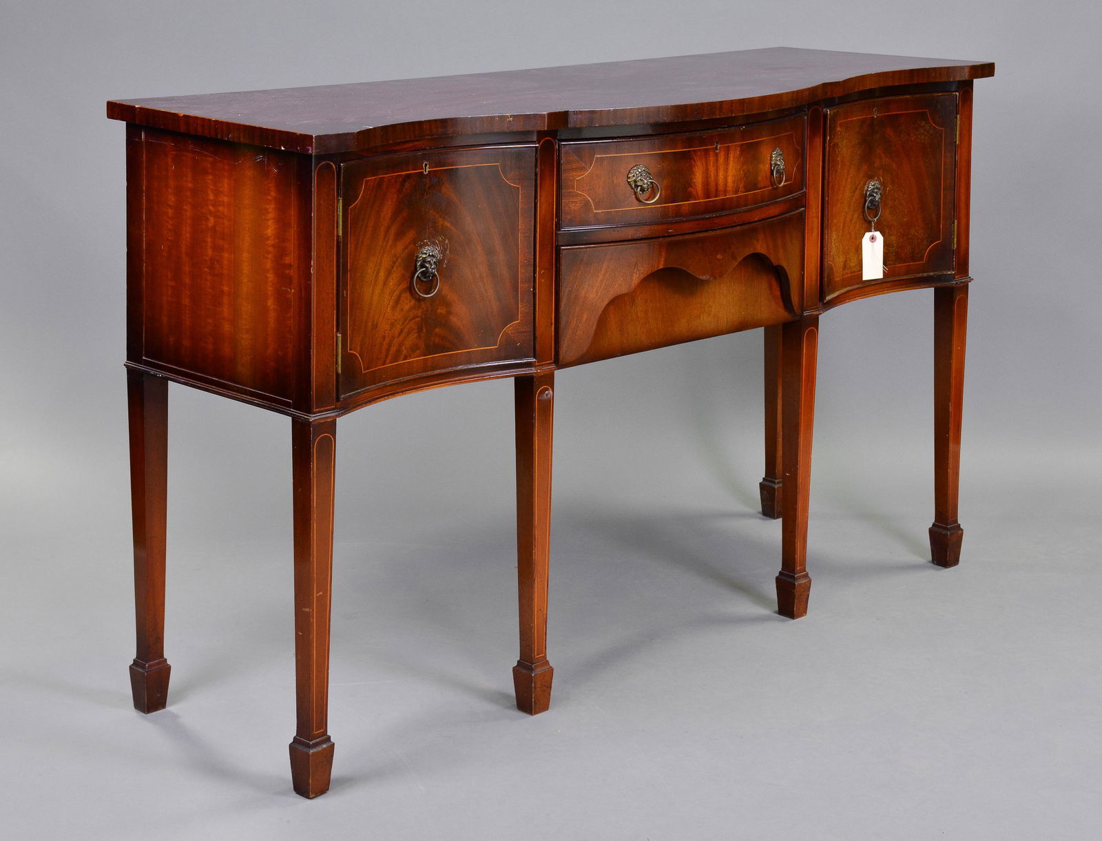 British Mahogany 6 Leg Server / Sideboard (1 of 4)