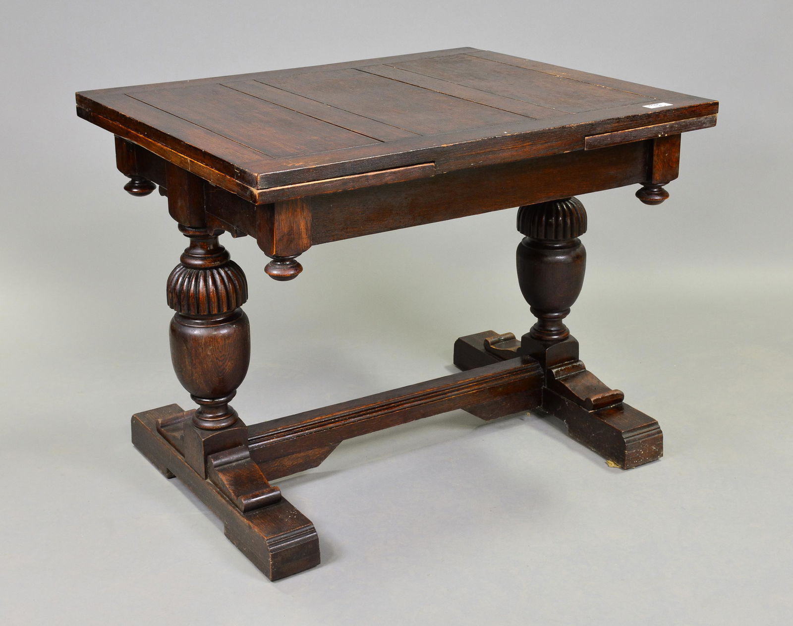 English Oak Draw Leaf Table (1 of 2)