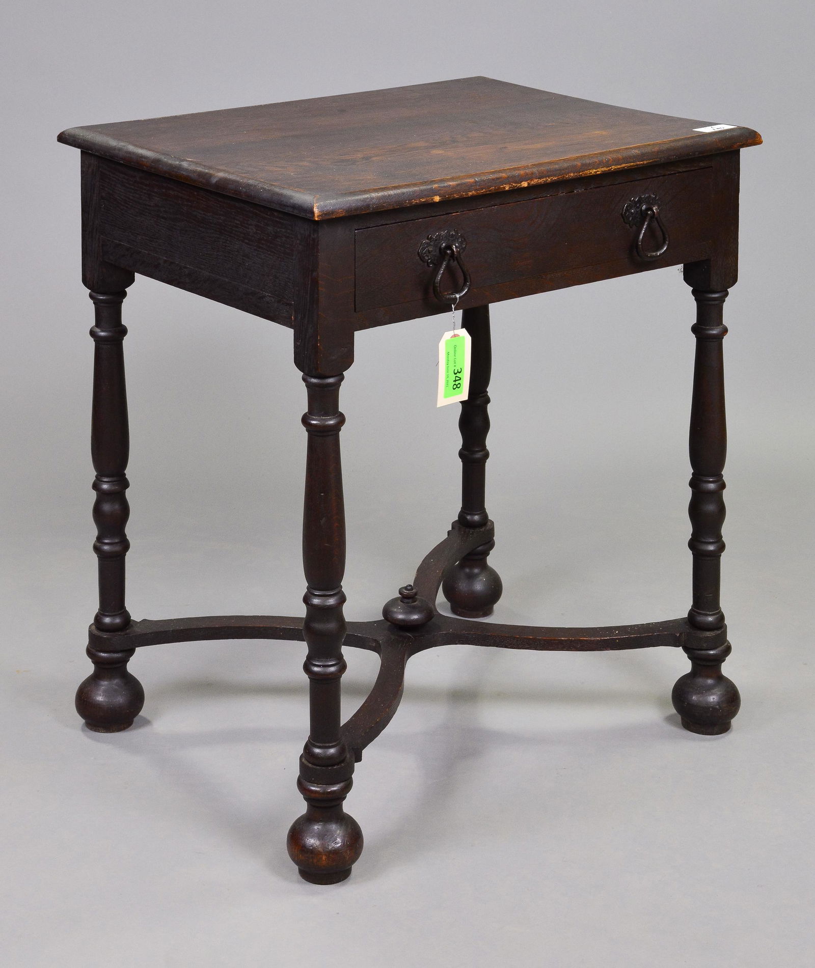 English Oak Single Drawer Table (1 of 3)