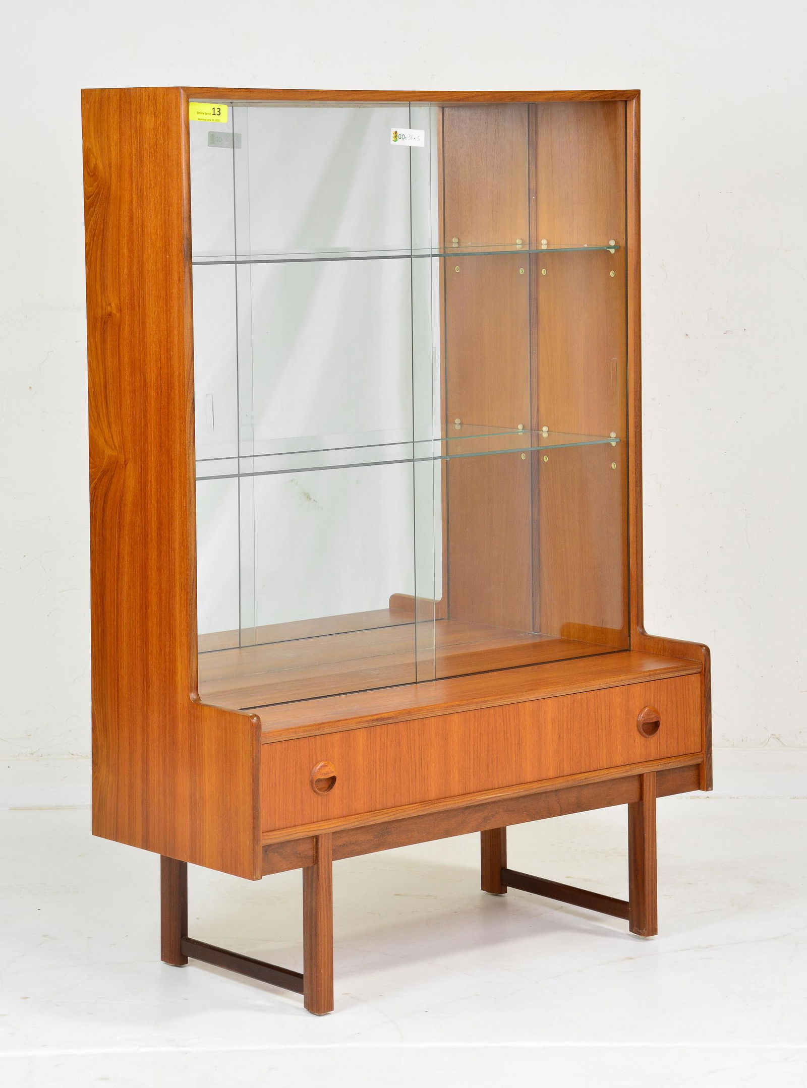Mid Century Display Cabinet / Bookcase - Turnidge #2 (1 of 3)