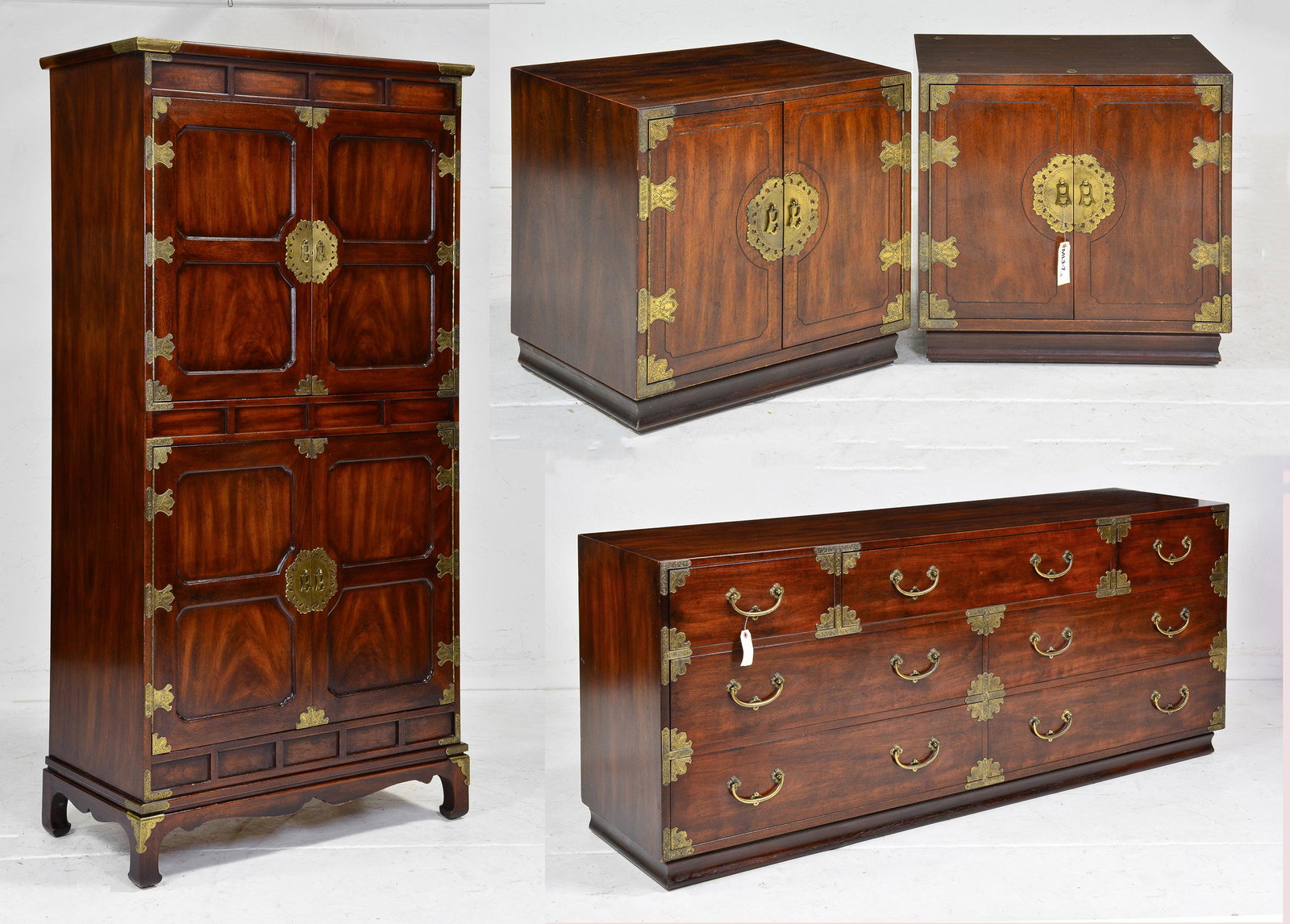 4 Pc Set by Henredon - Tansu Campaign - Ming Hardware (1 of 15)