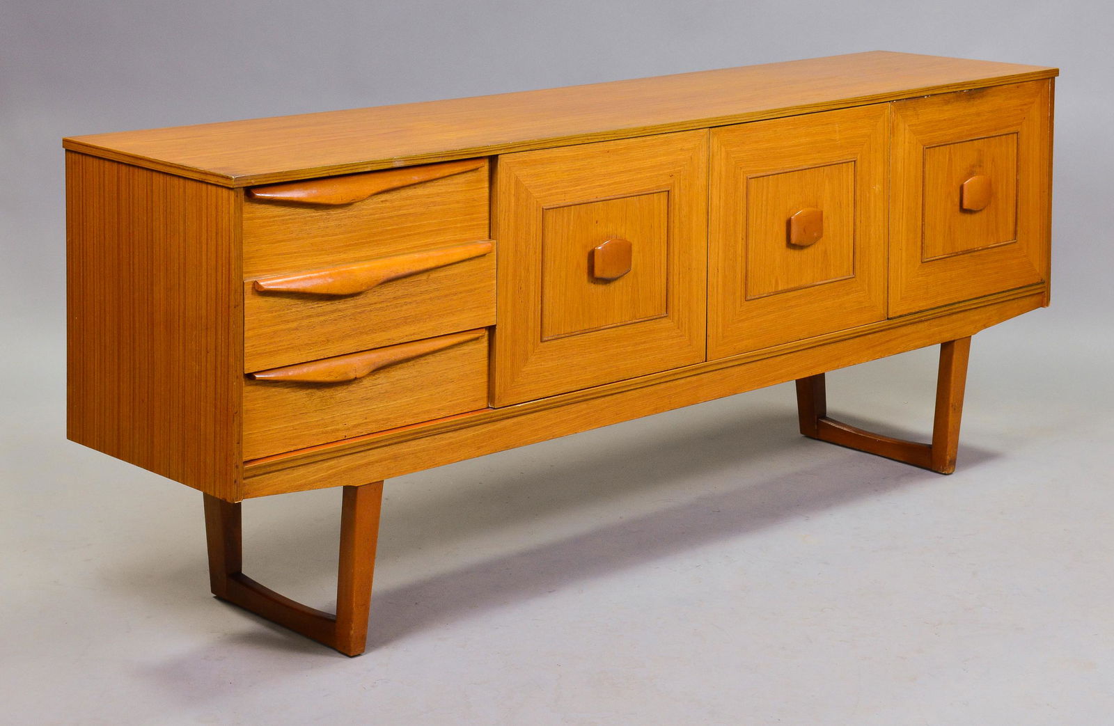 Mid Century Modern Sideboard on Sleigh Base (1 of 6)