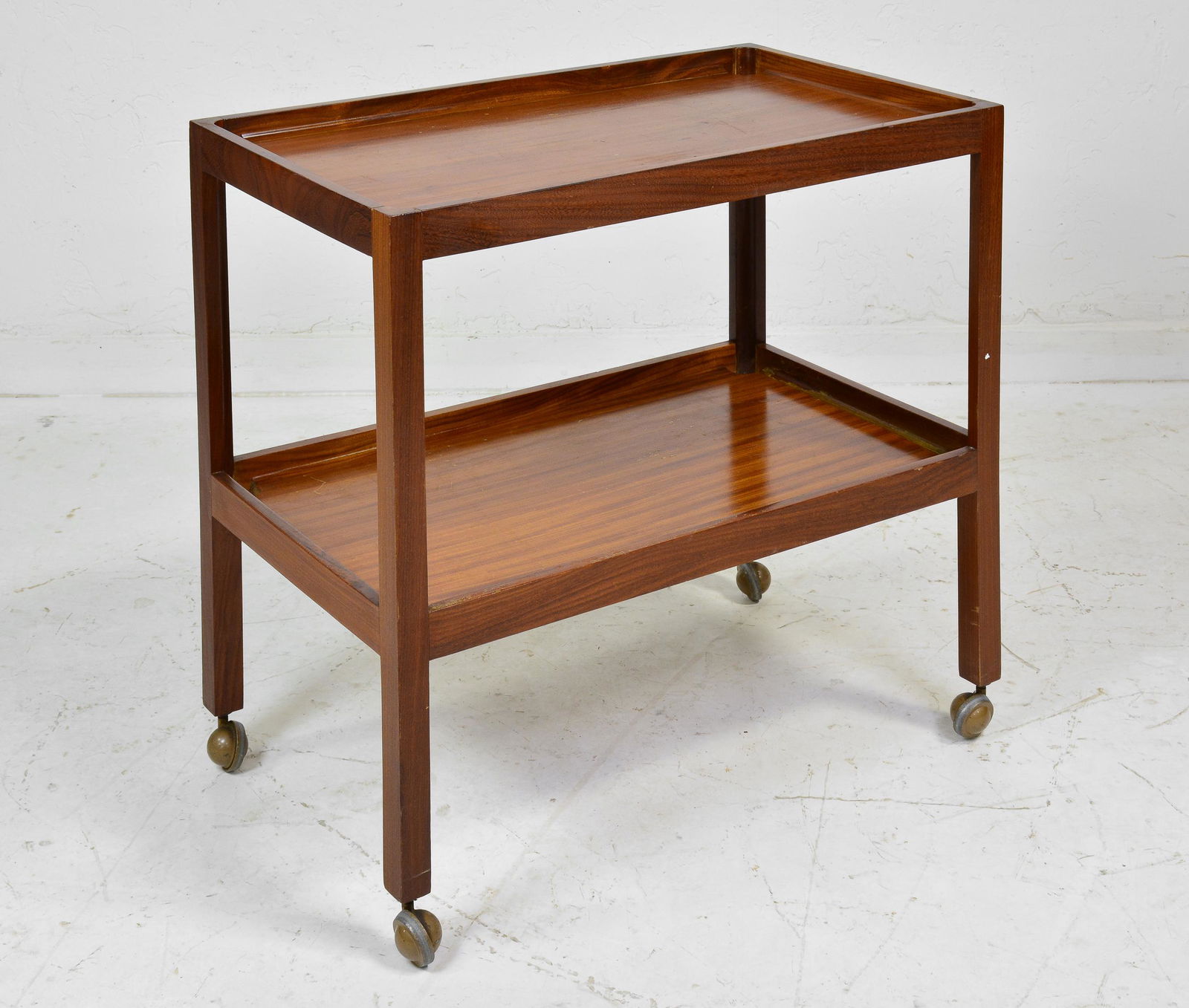 Mid Century Modern Two Tier Cocktail Cart #2 (1 of 4)