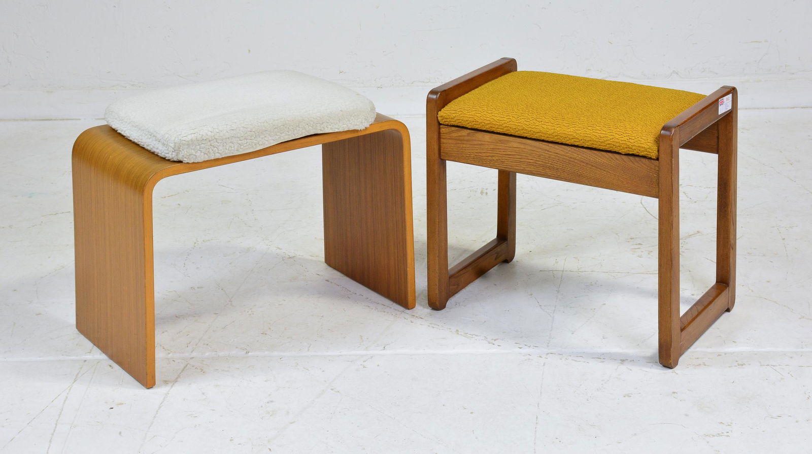 Two Mid Century Modern Stools (1 of 4)