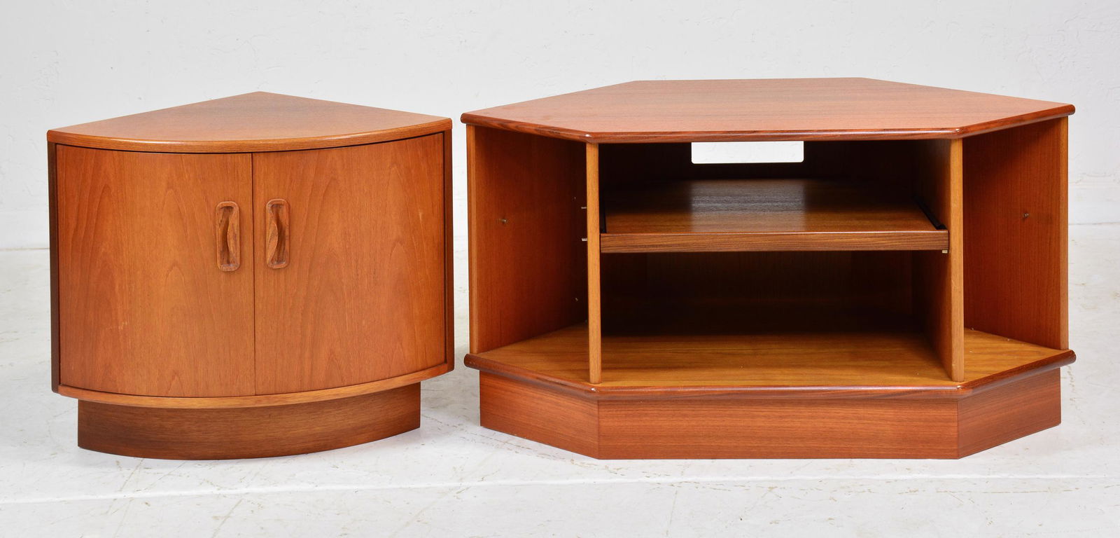 Mid Century  Corner Cabinet & Entertainment Center (1 of 4)