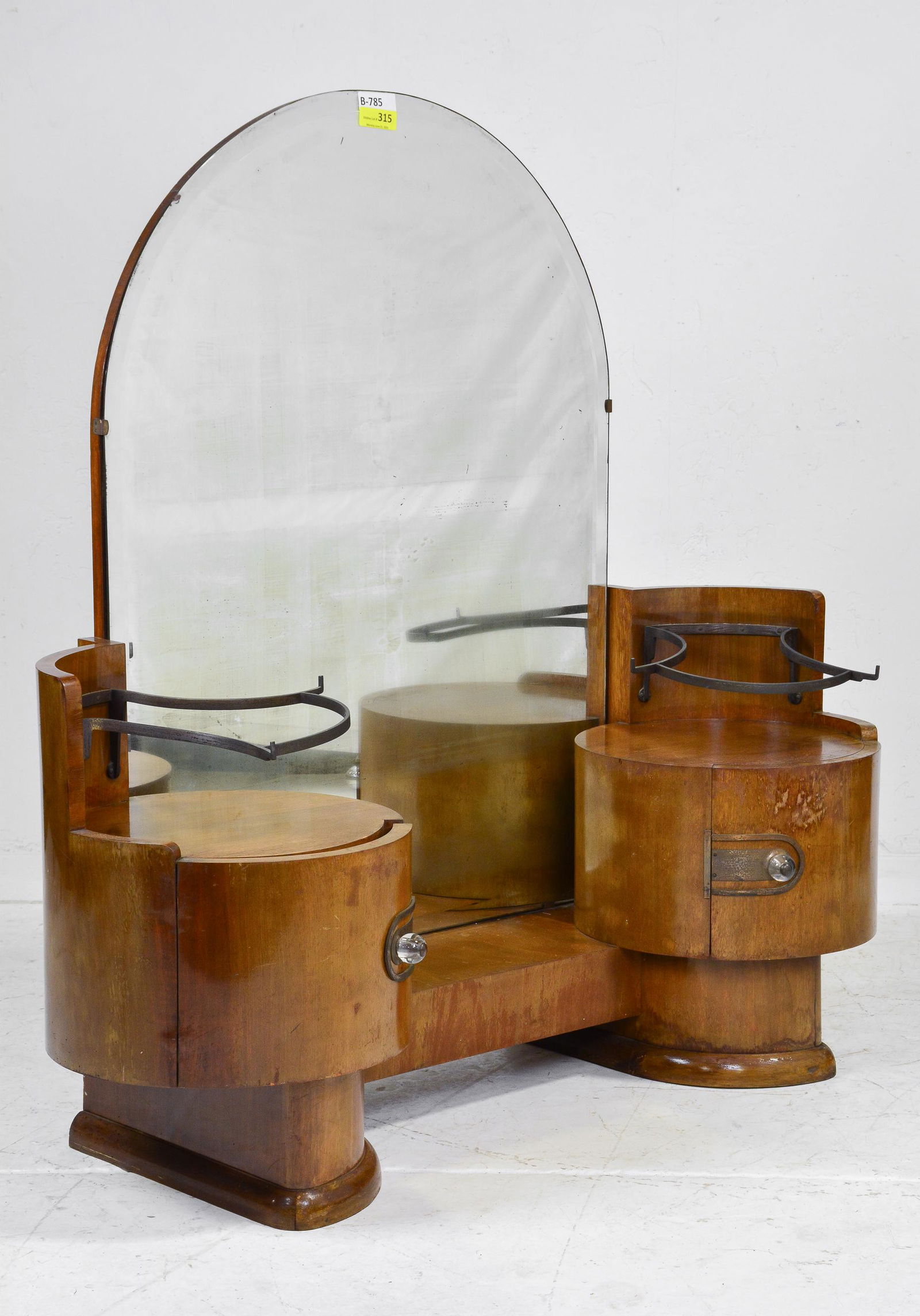 Deco Style Mirrored Dresser (1 of 5)