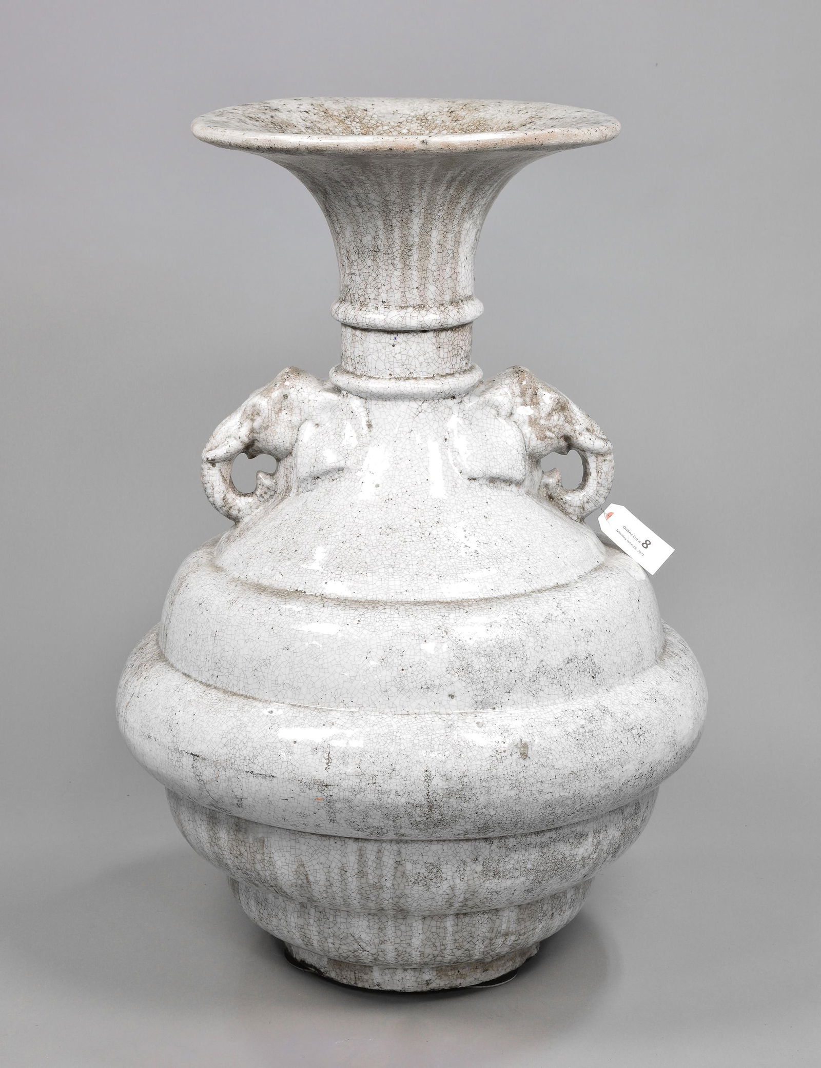 Very Large Glazed Terracotta Vase (1 of 4)