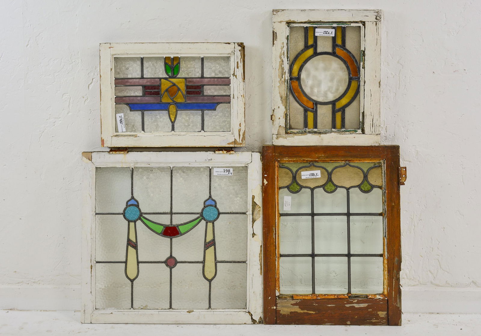 4 Assorted British Stained Glass Windows (1 of 5)