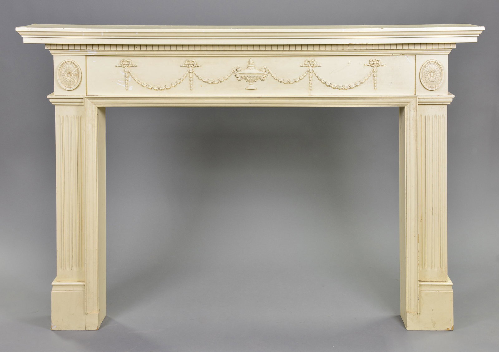 Large Painted Fire Surround / Mantle (1 of 4)