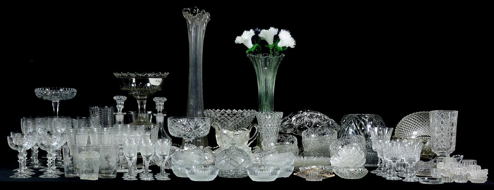 Collection of over 125 Pieces of Vintage Glassware (1 of 10)