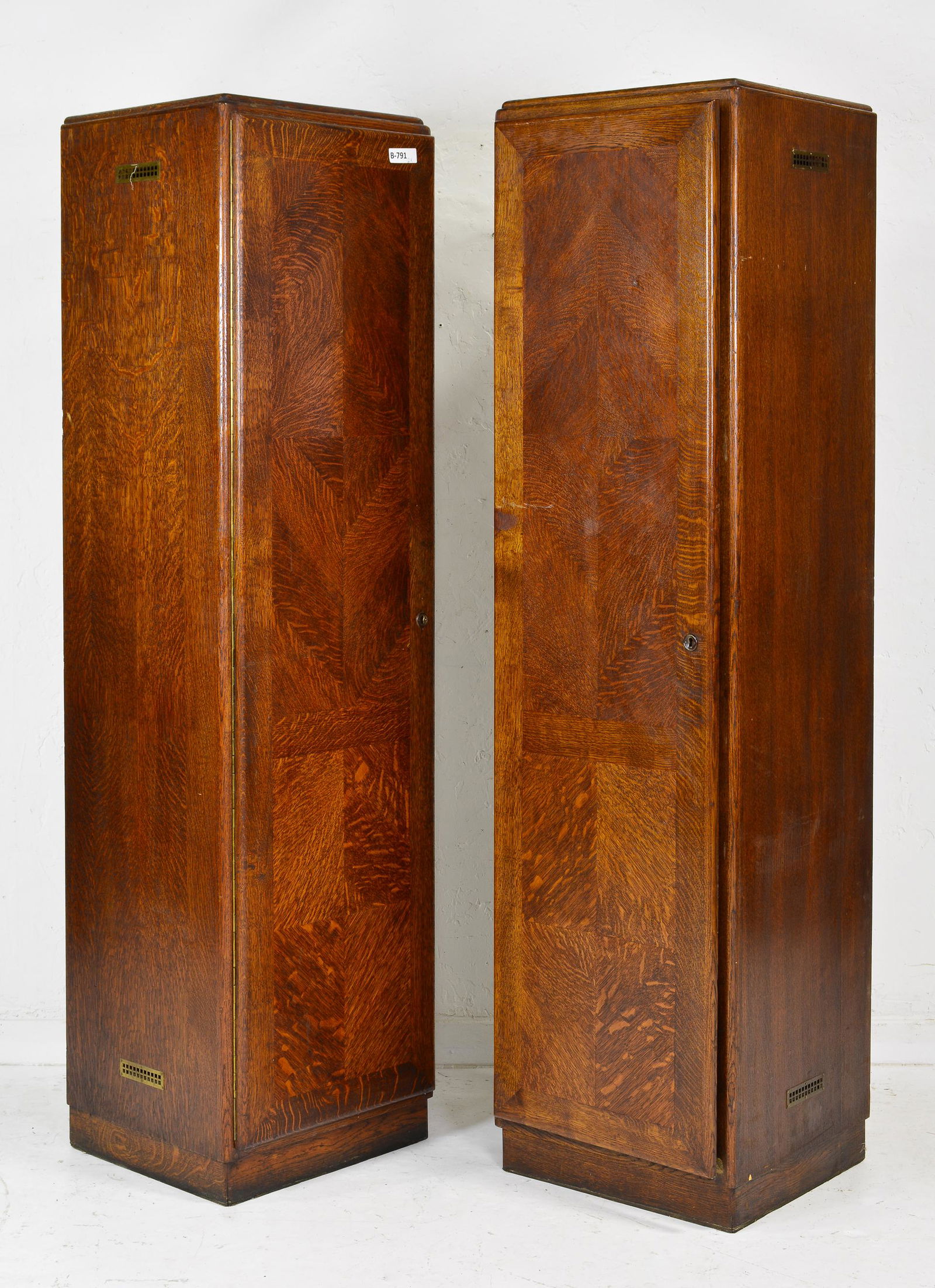 Pair of Deco Single Door Hall Robes (1 of 2)