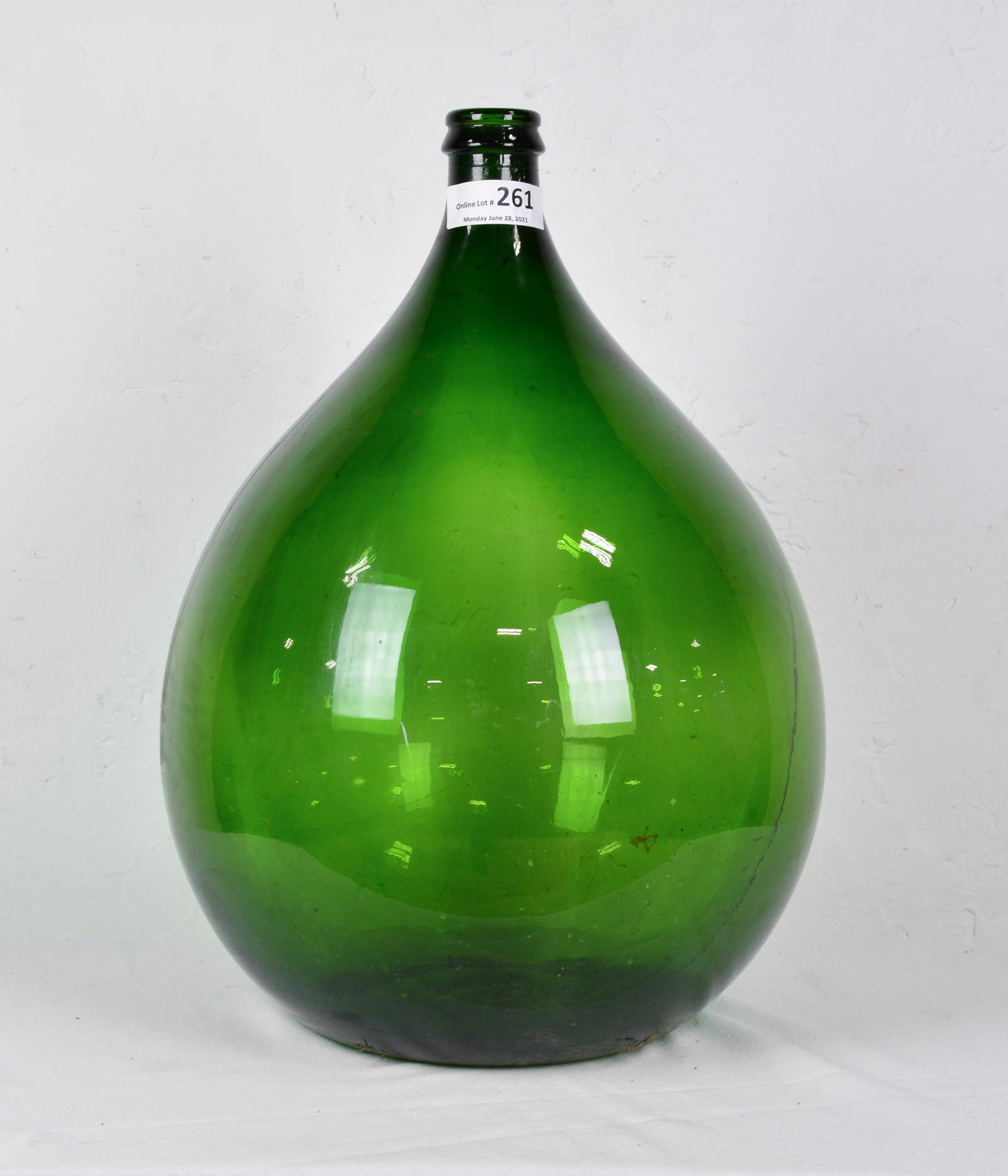 Green European Demijohn / Carboy / Bottle (1 of 1)