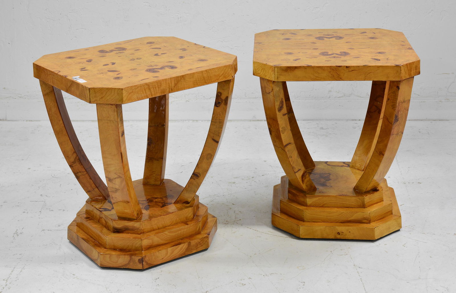 Pair of Art Deco Style Side Tables (1 of 3)