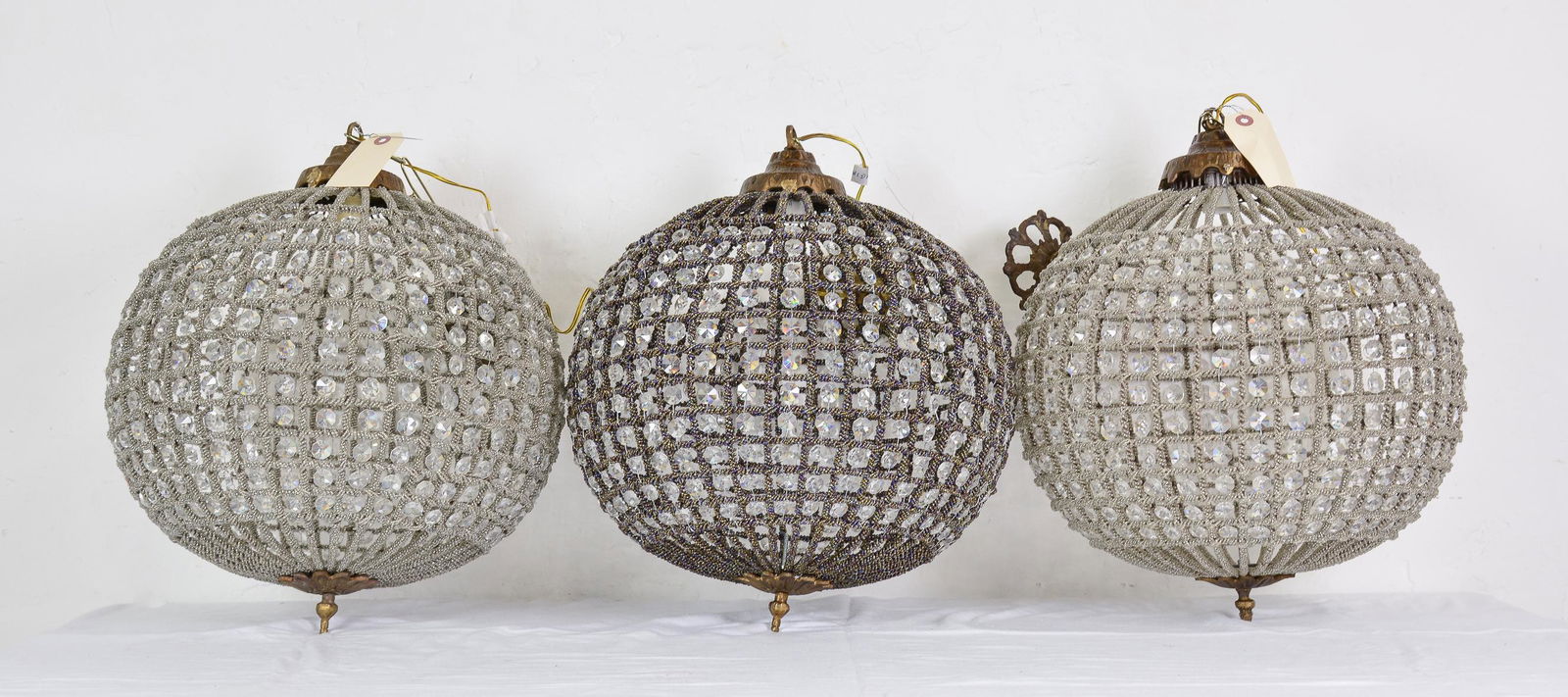 3 Globe Shape Empire Style Chandeliers (1 of 4)