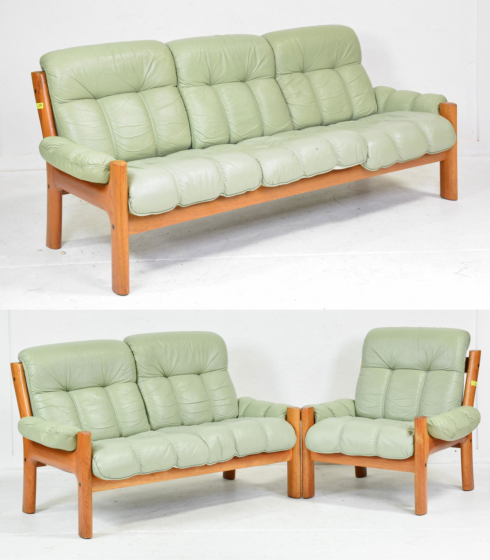 Ekornes Mid Century Modern 3 Piece Sofa Set (1 of 8)