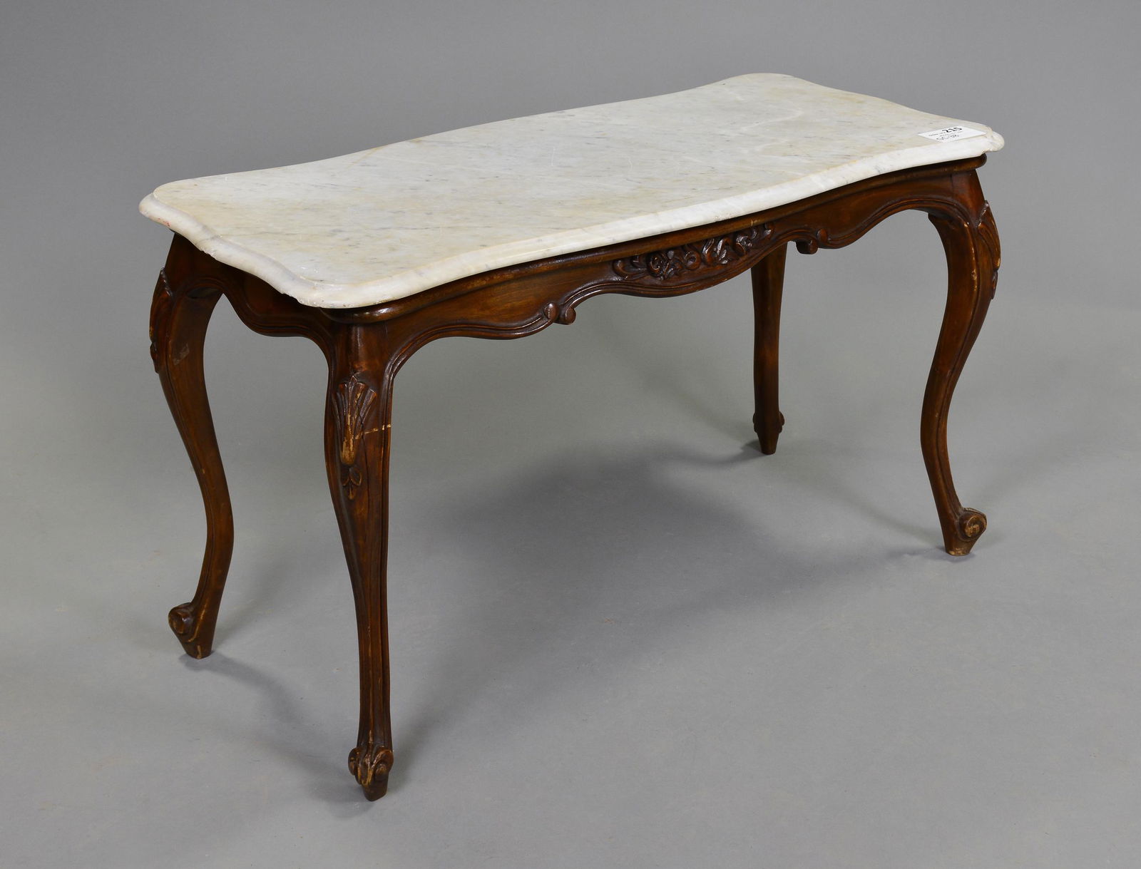 Marble top tea table/ coffee table (1 of 6)