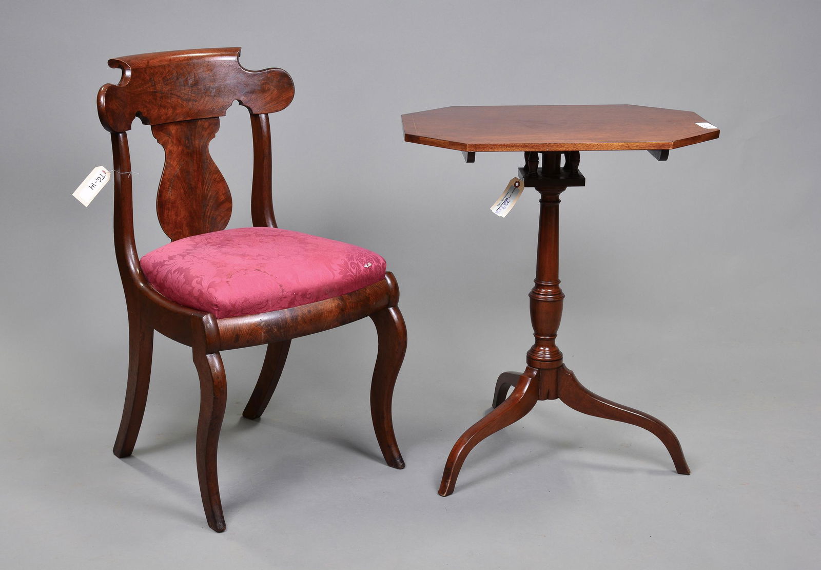 Petite Tilt Top Table & Curved Back Chair (1 of 5)