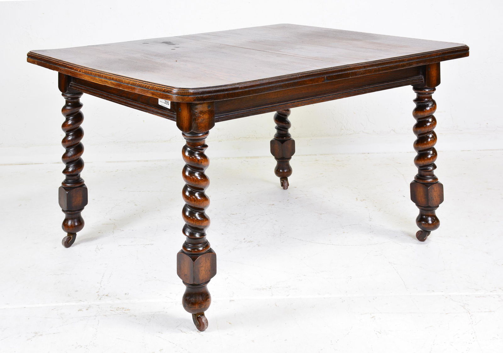 British Barley Twist Dining Table - Crank Open (1 of 4)