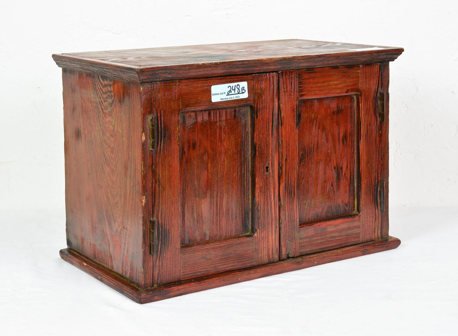 Two door Wooden Table Top Box (1 of 3)
