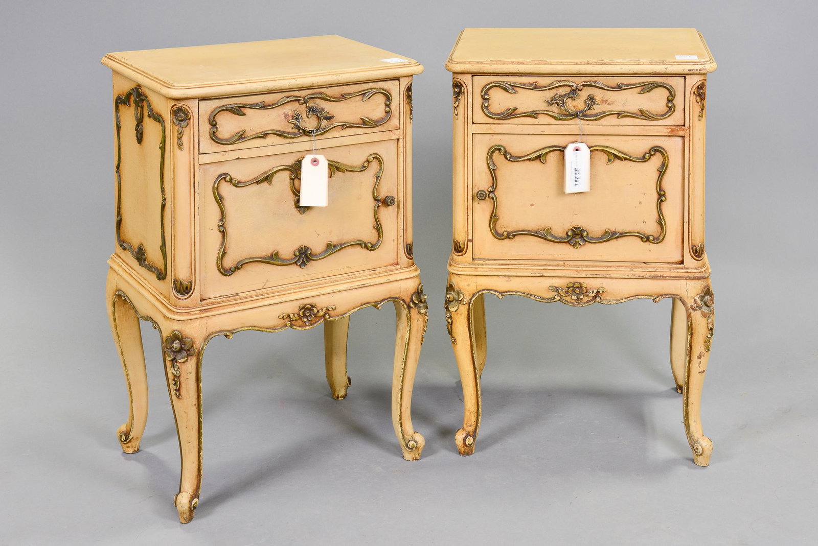 Pair of European Style Night Stands: New Item, Pair of Bedside Cabinets - 28 in tall x 14 x 18