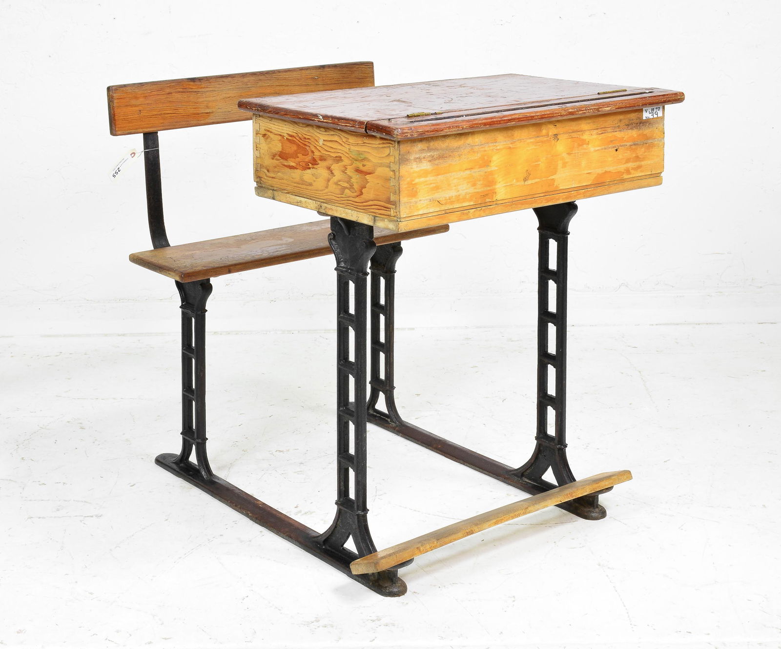 British Pine School Desk (1 of 4)