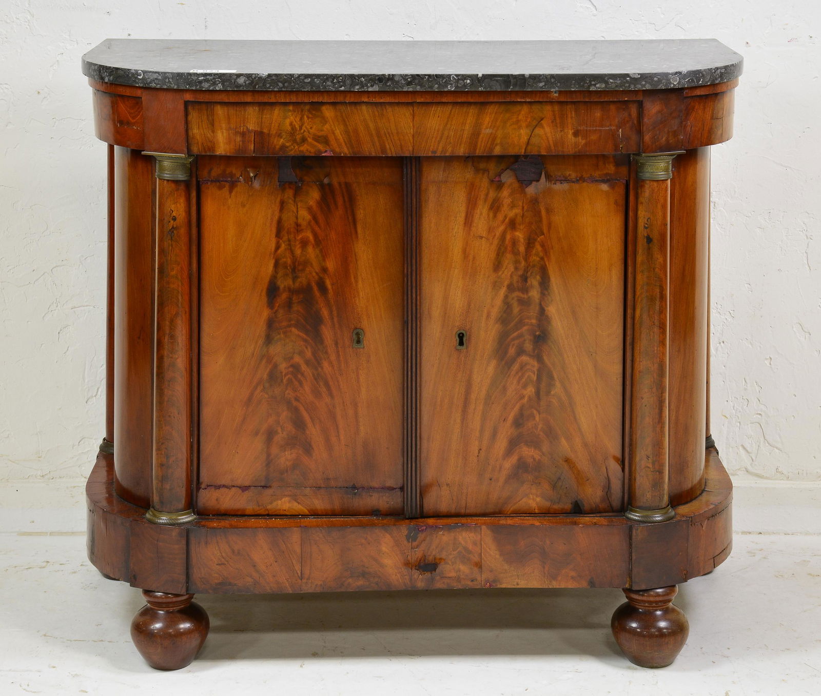 Empire Style Marble Top Commode (1 of 6)