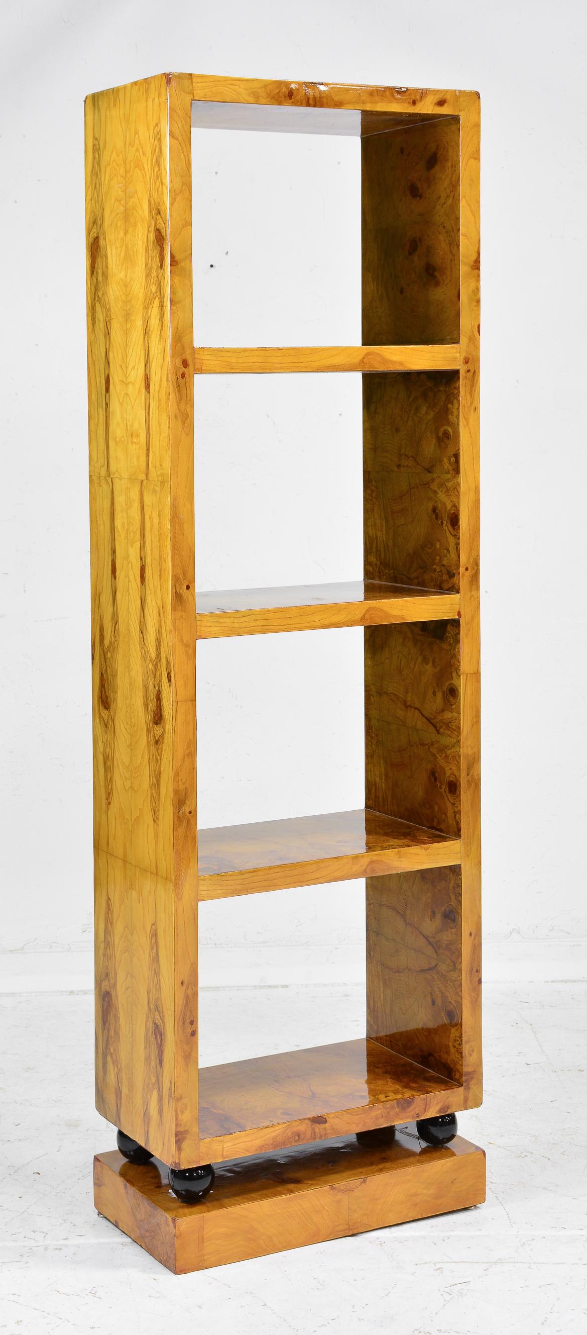 Art Deco Style Open Bookcase (1 of 5)